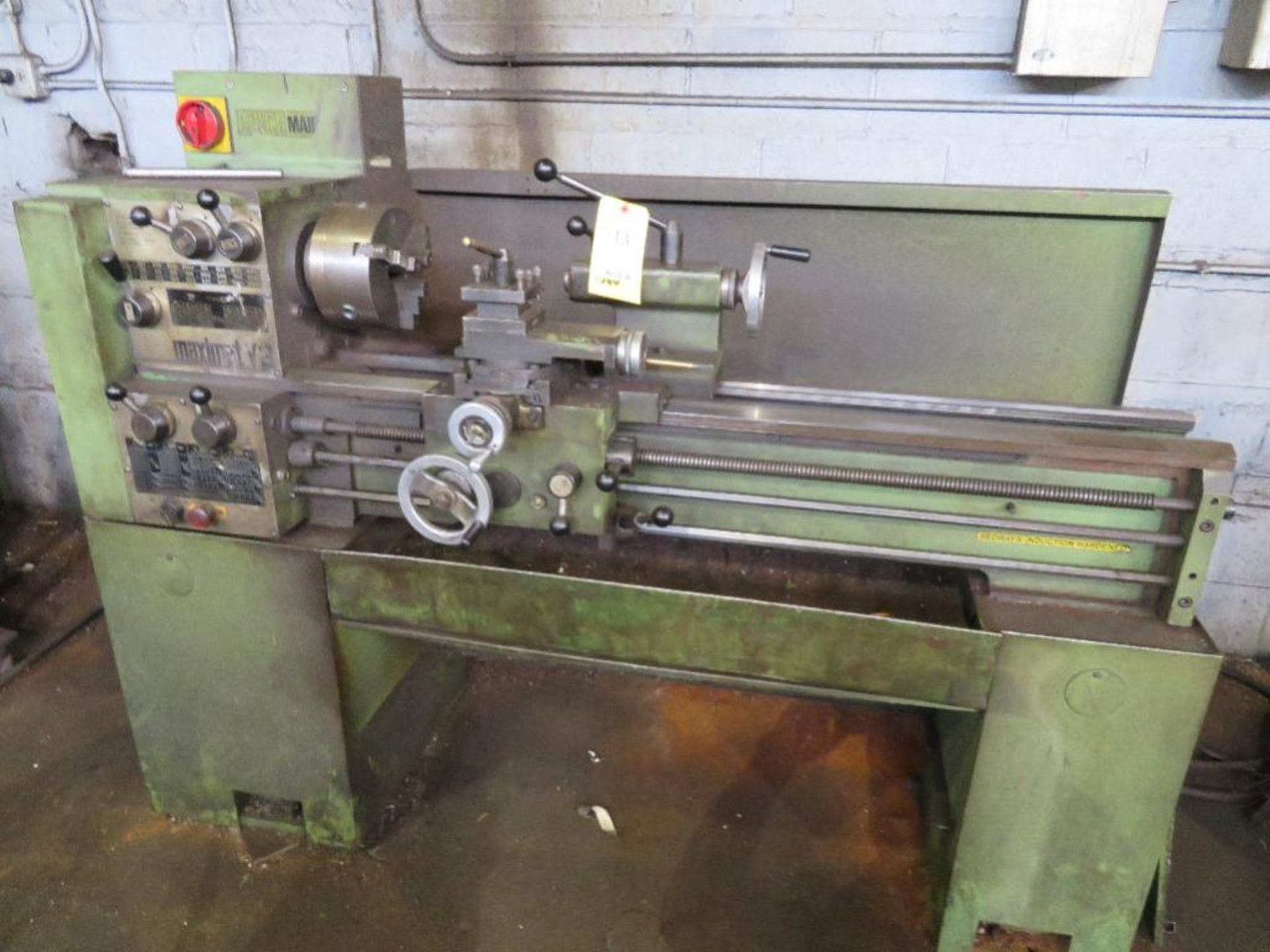 Emco 13 in. x 42 in. Geared Head Engine Lathe Model Maximet V13, S/N D2P8501013, 8 in. 3-Jaw Chuck,