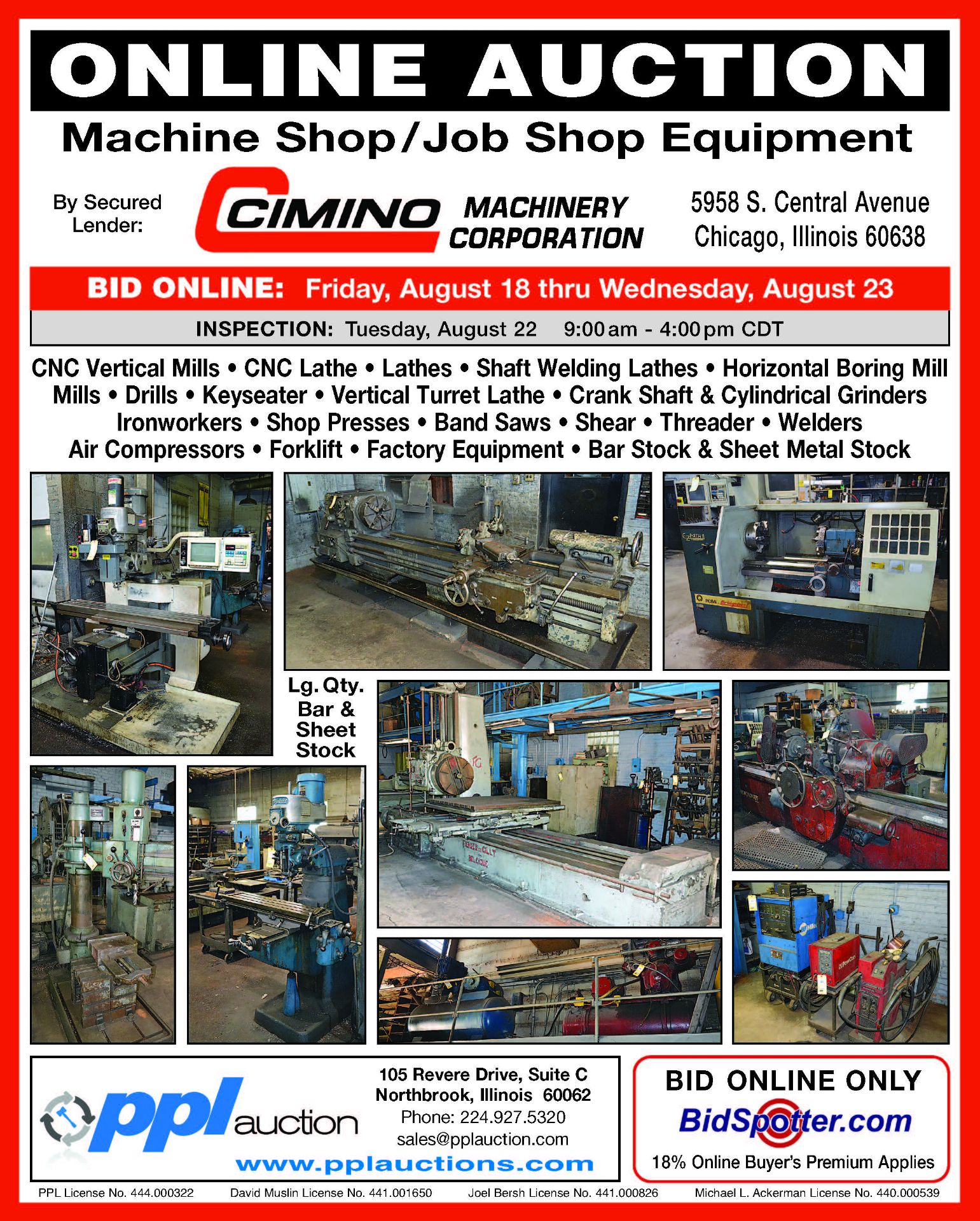 Machine Shop/Job Shop Equipment