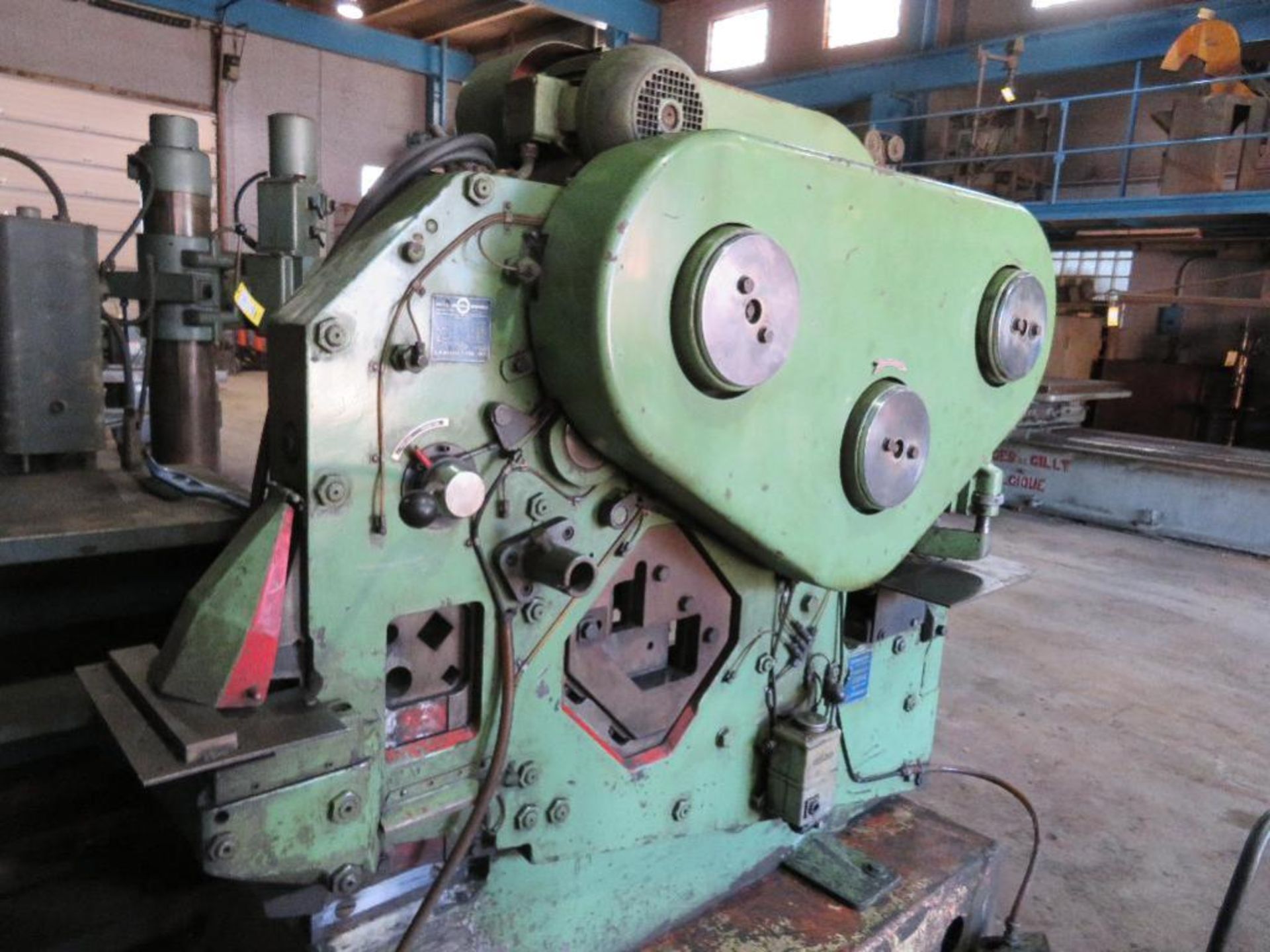 Mubea Universal Ironworker Model KBL, Size 1/2F, S/N 133/22461/20, with Notching, Bar & Angle Sheari - Image 3 of 3