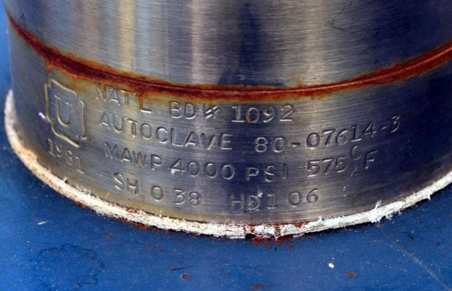 Autoclave Engineers Autoclave, 0.1 Gallon, Inconel 600. Vessel approximate 2-1/4" diameter x 7-1/2" - Image 5 of 7