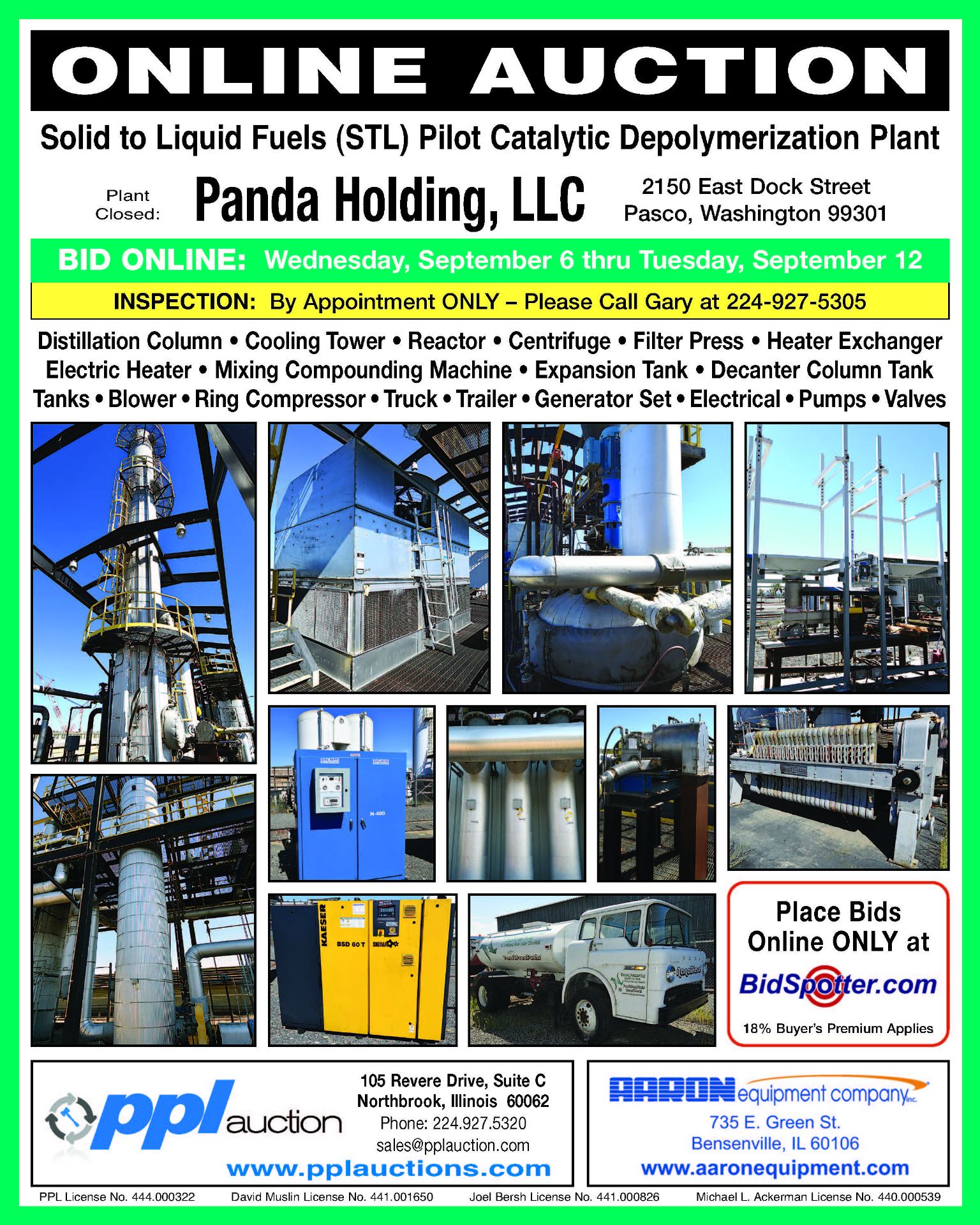 Panda Holding, LLC - Solid to Liquid Fuels (STL) Pilot Catalytic Depolymerization Plant