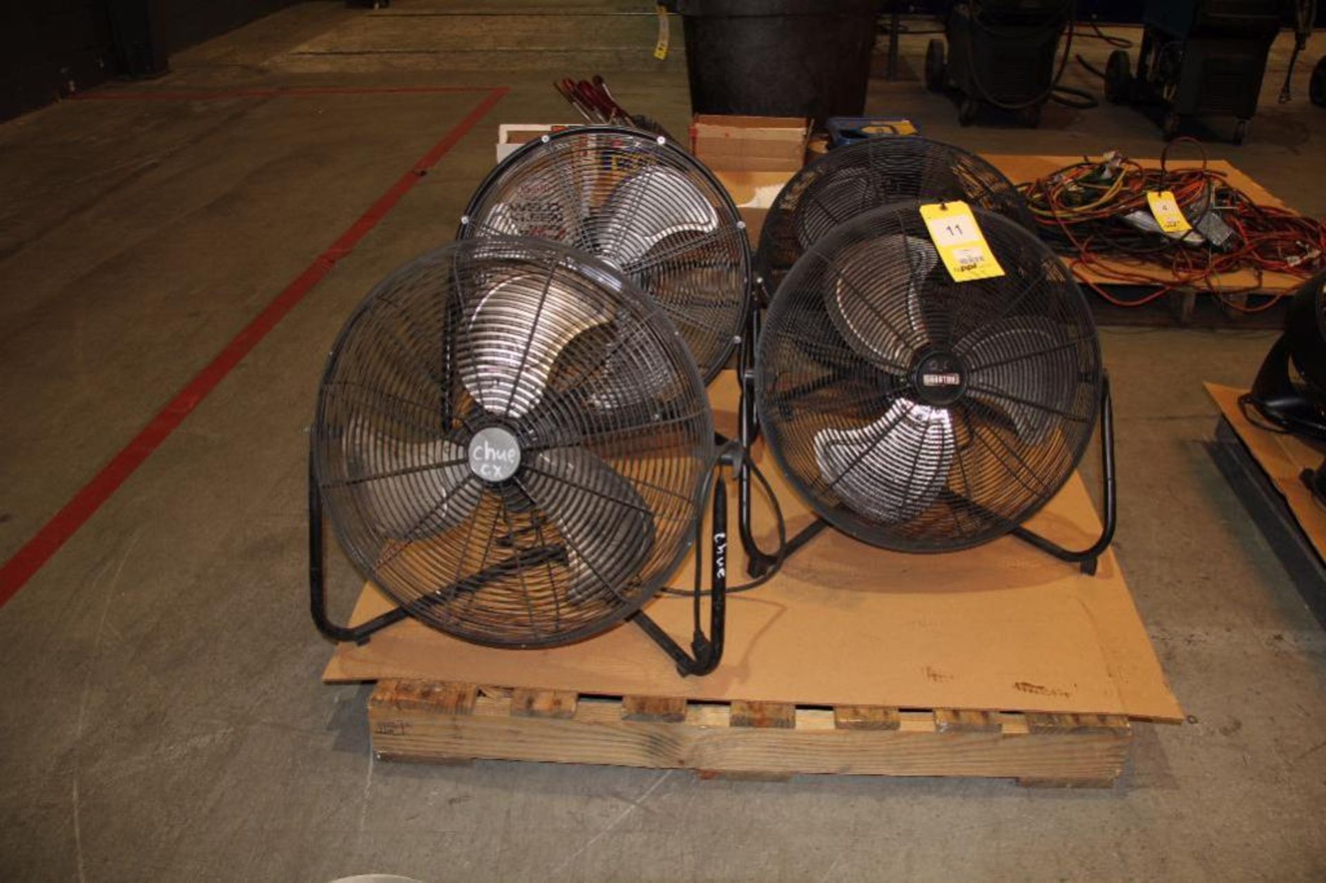 LOT: (4) Irontron Shop Fans