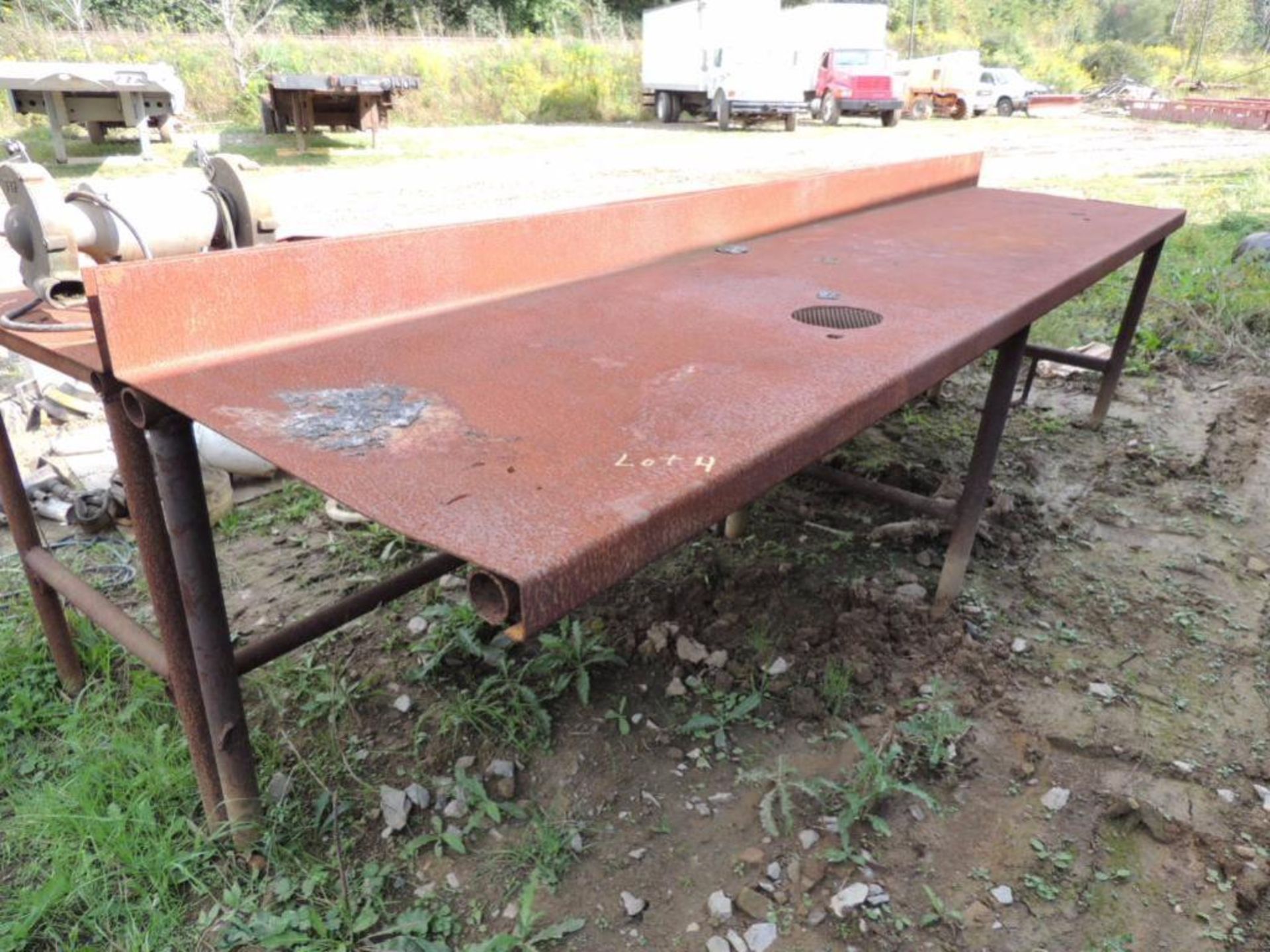 LOT: (2) Steel Work Benches, 33 in. x 12 ft. - Image 2 of 2