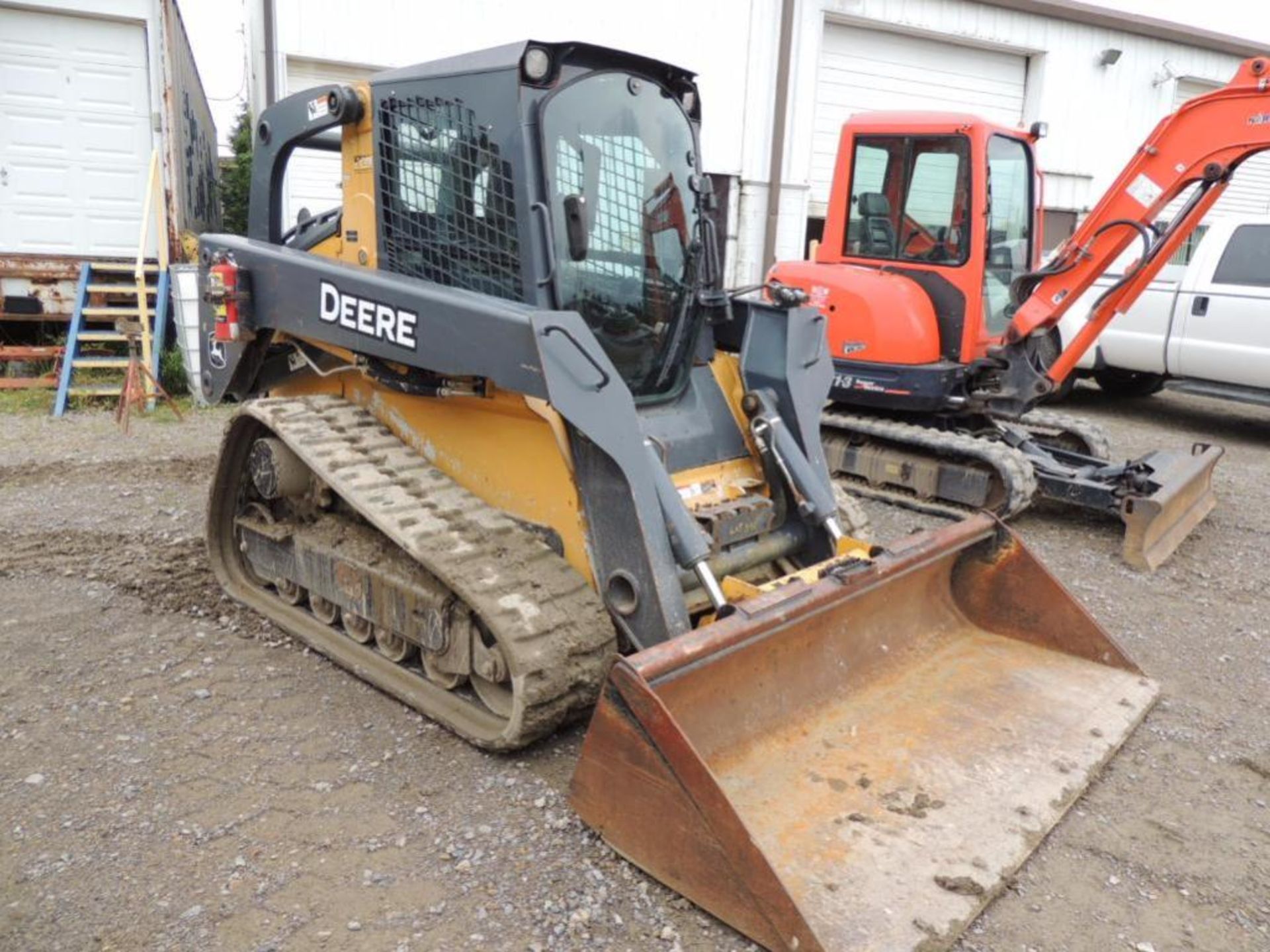 2011 John Deere 329D Track Skid Steer Loader, High Lift, Counterweight ...