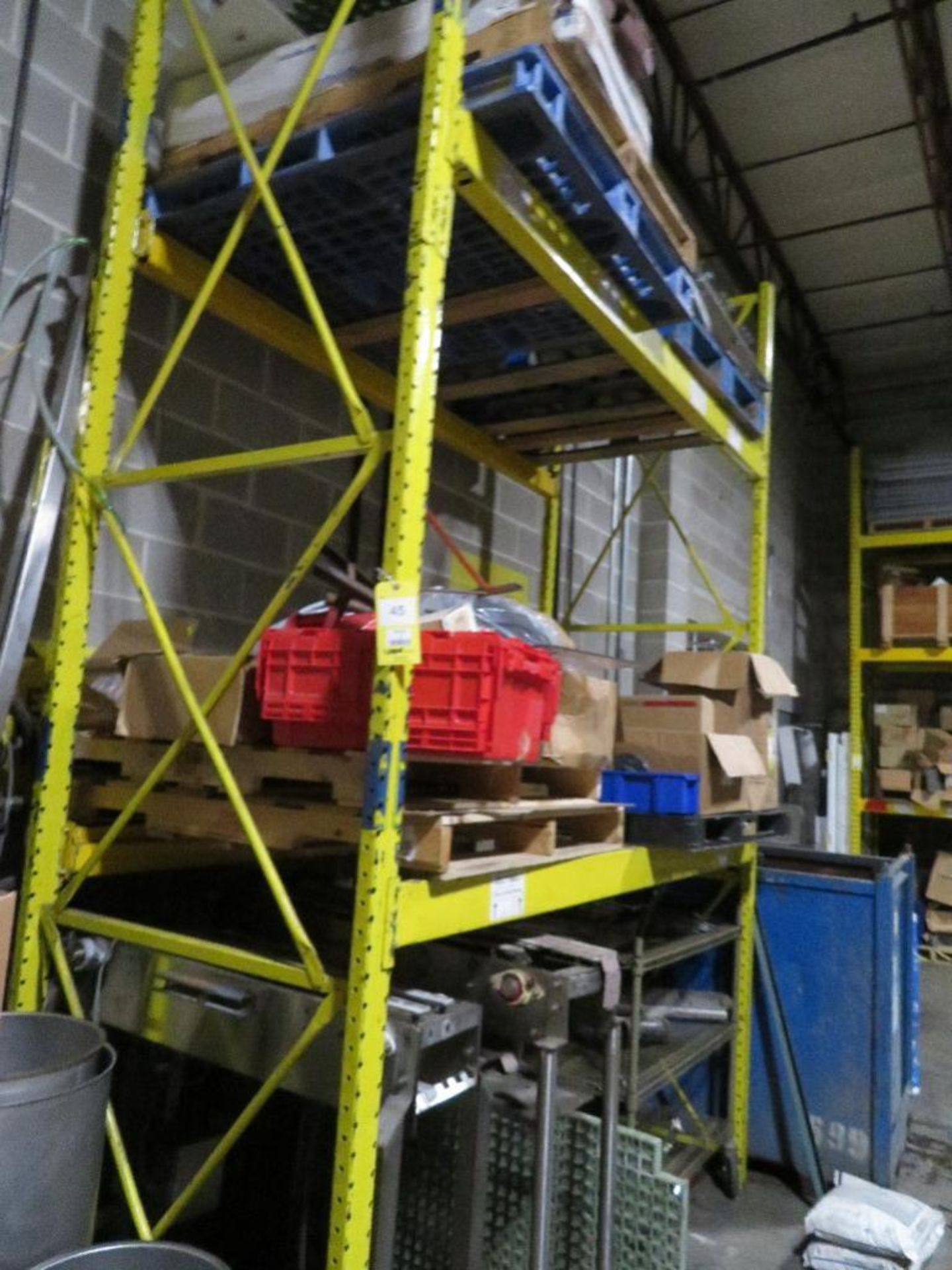 (1) Section Pallet Rack, 12 ft. 6 in. x 8 ft. x 42 in.