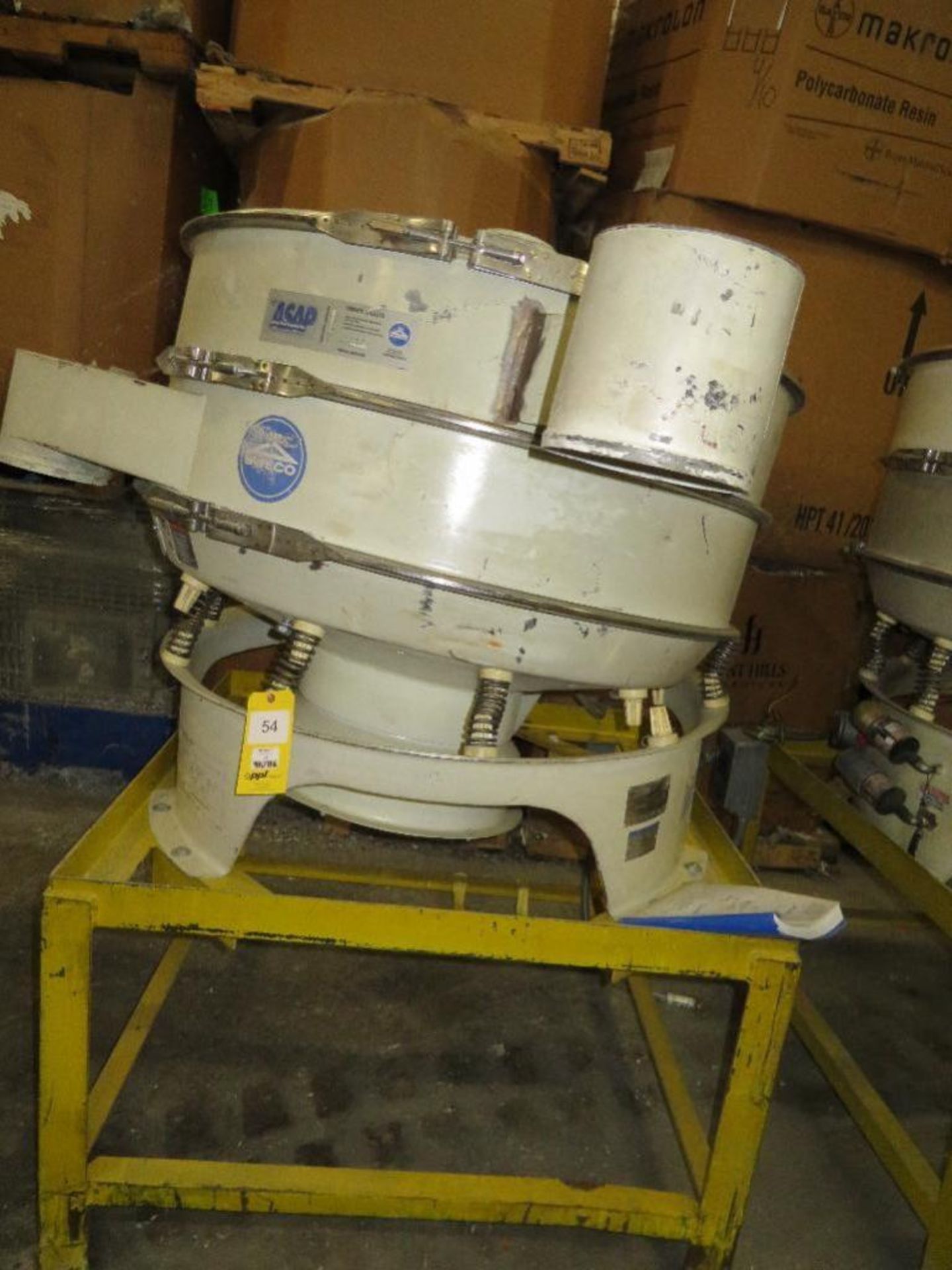 Sweco 2-Stage Vibratory Separator Model MX48088TLWC, S/N 010584-A05/12