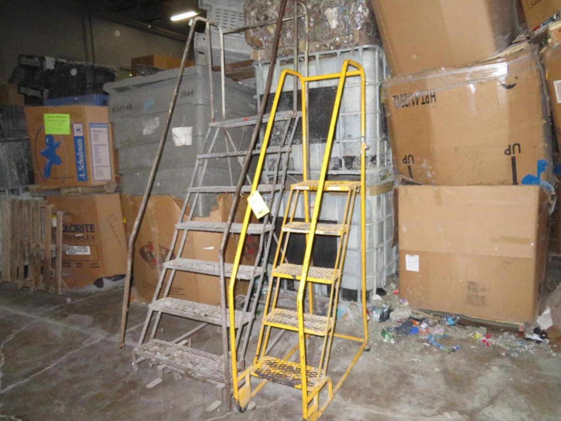 LOT: (1) 5 ft. & (1) 4 ft. Steel Safety Stairs