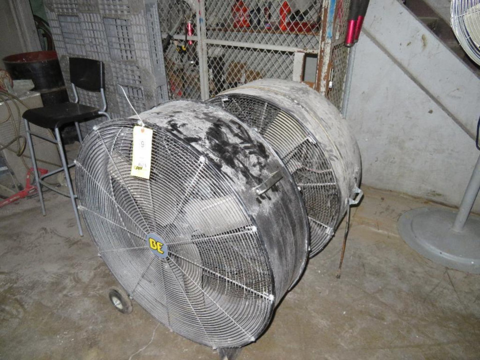 LOT: (2) Drum Fans