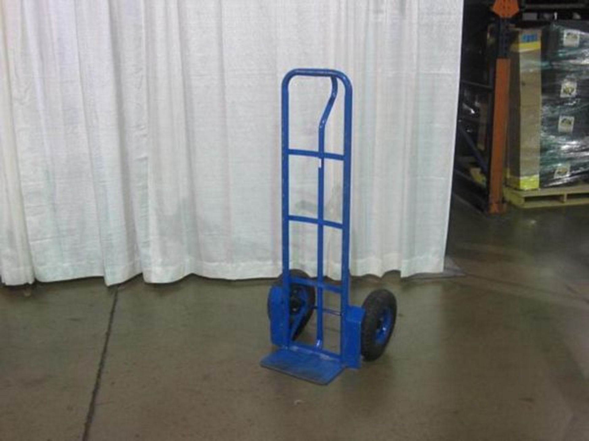 Blue 2-Wheel Dolly, Big Wheels