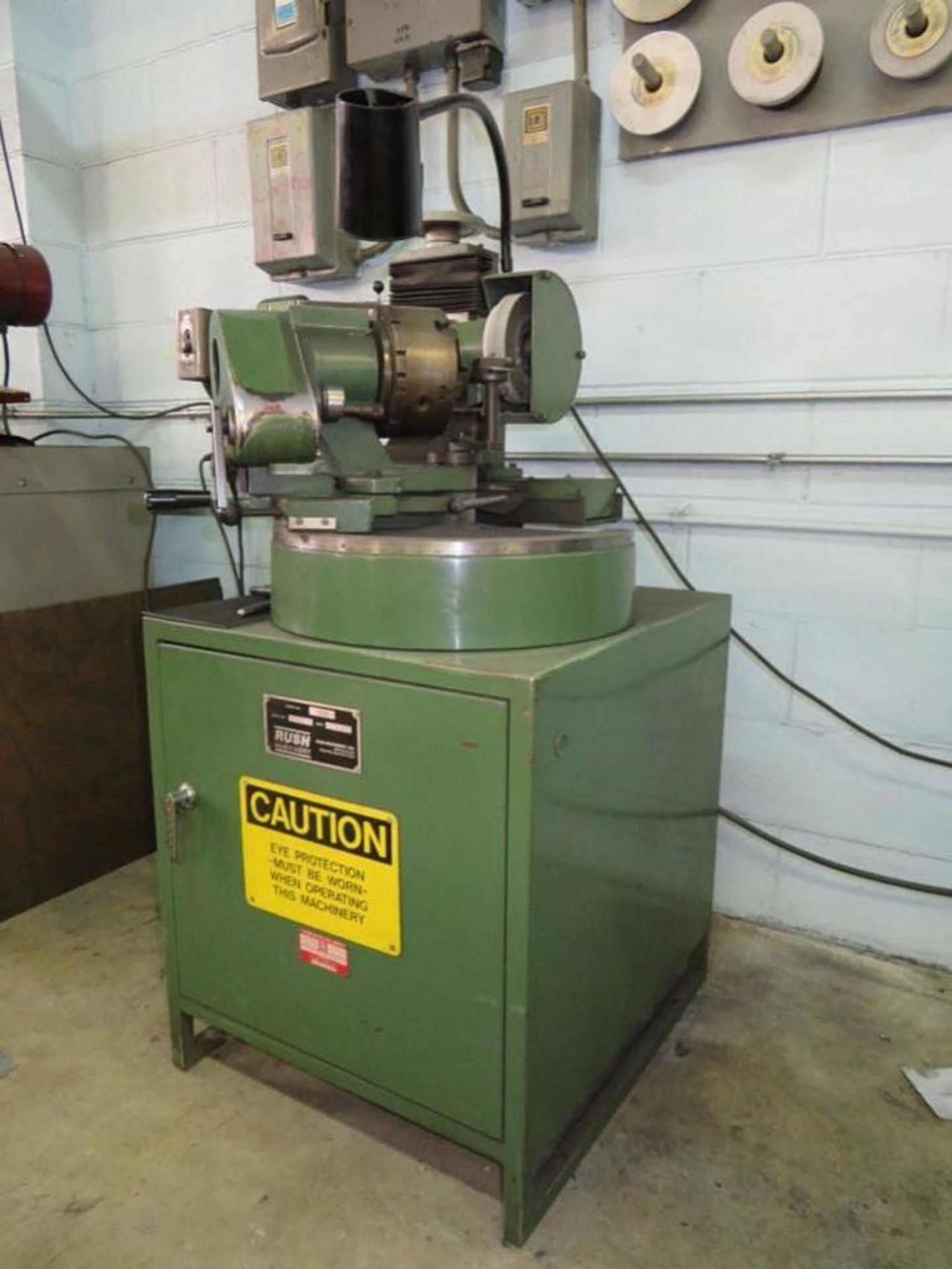 Rush Tool & Cutter Grinder Model 250A, S/N 1232 (1988), Baldor 1/2 HP Grinding Spindle Universal Fix