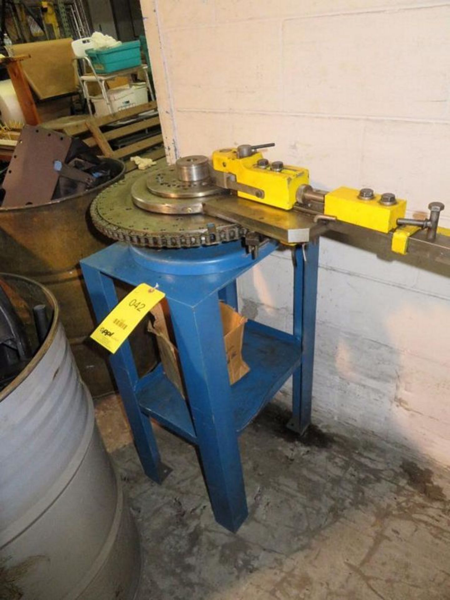 DiAcro Manual Rotary Bar Bender, with Steel Stand (Building #3)