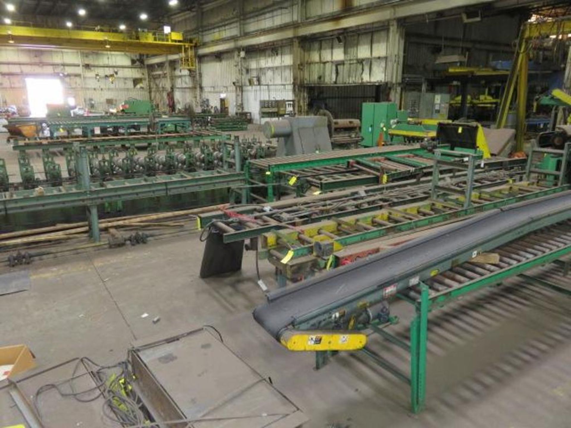 LOT: (5) Assorted Motorized Roller Conveyors