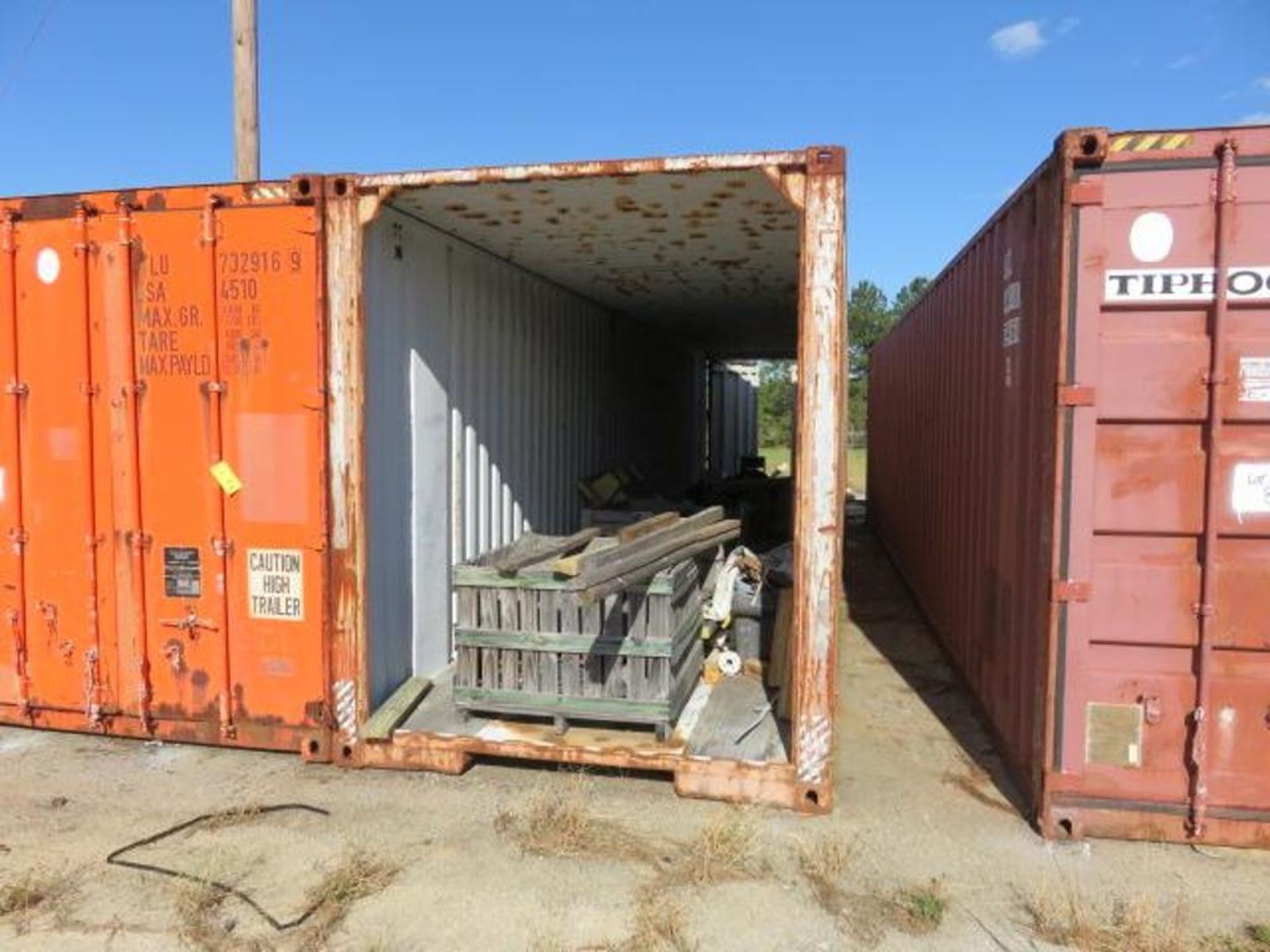 40 ft. Conex Shipping Container (end cut off)