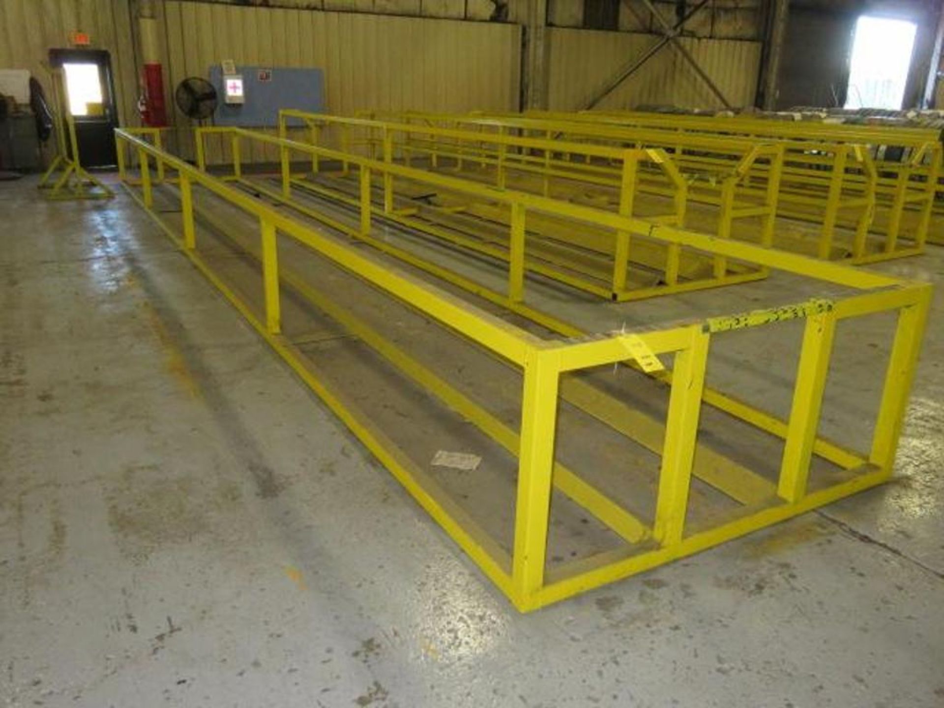 6 ft. Wide x 40 ft. Long Coil Rack (no coils)