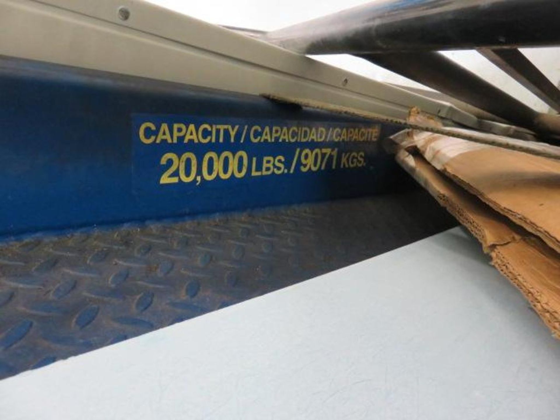 72 in. Wide Steel Dock Plate, 20,000 lb. Capacity - Image 2 of 2