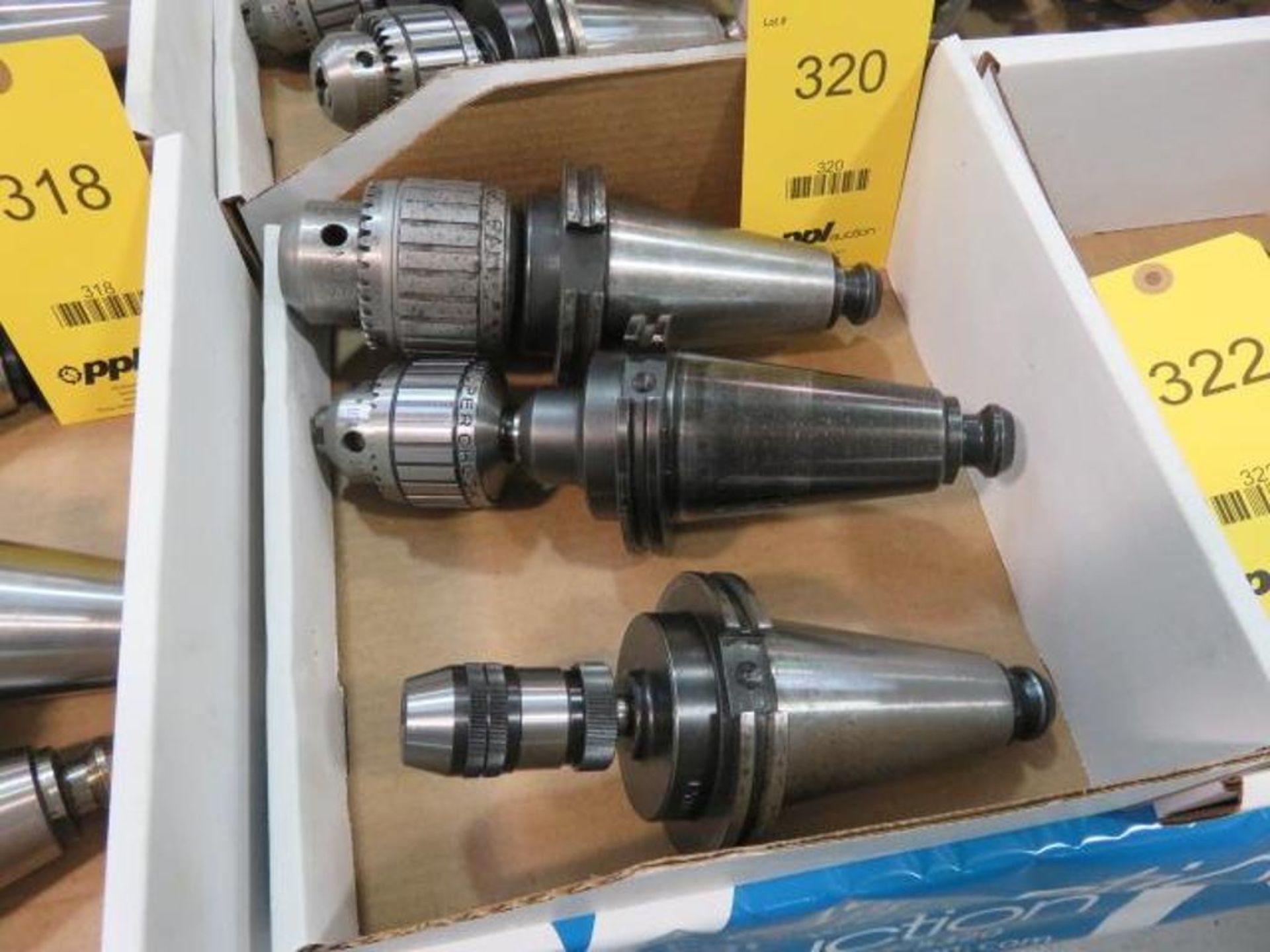 LOT: (3) 50 Taper Tool Holders in (1) Box