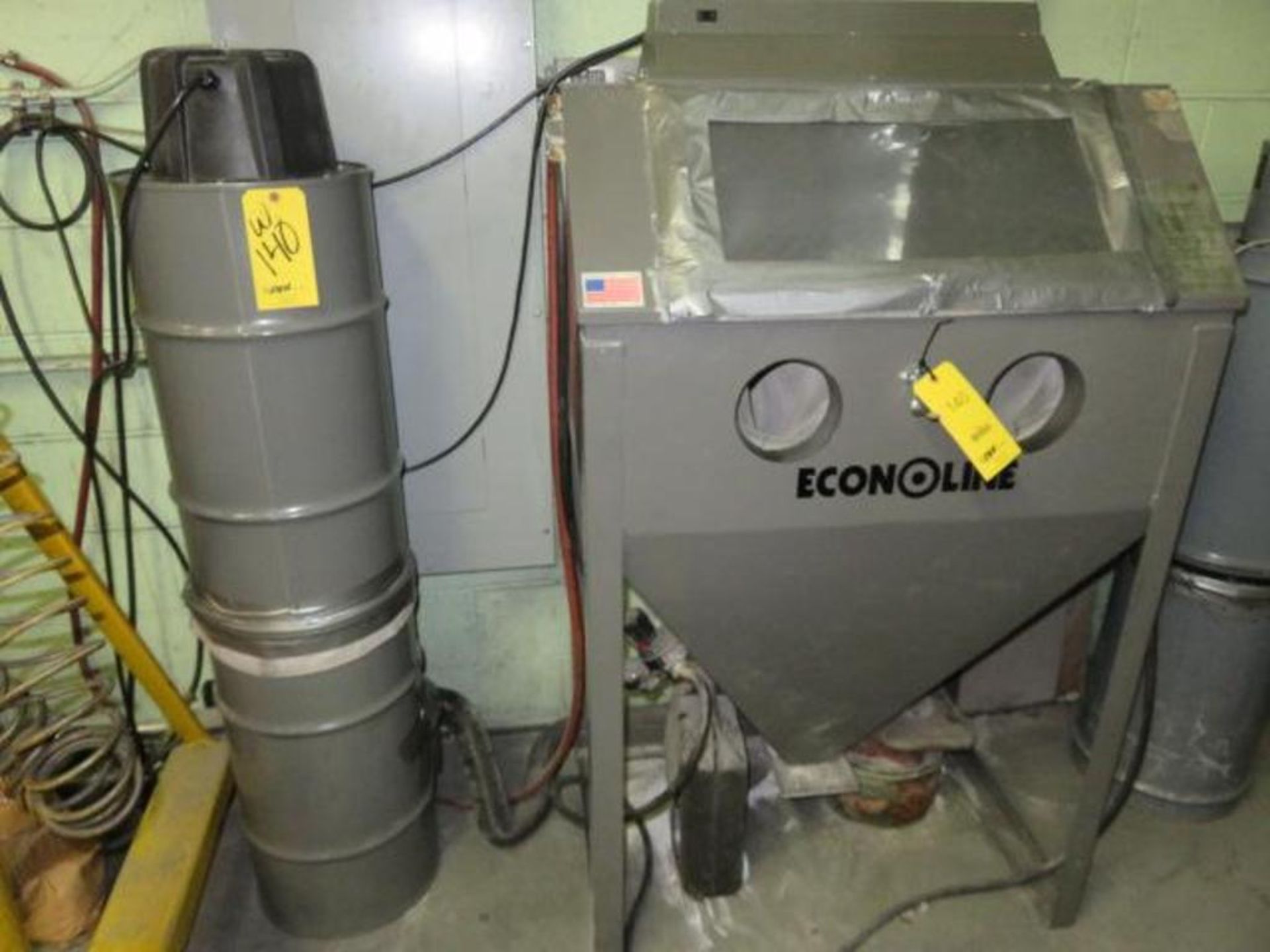 Econoline 24 in. x 36 in. Dry Blast Cabinet with Dust Collector