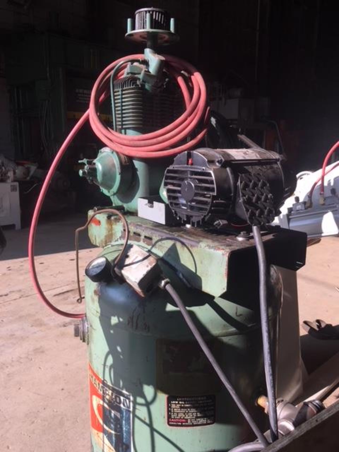 5 HP Champion Air Compressor, Ferndale, Michigan Location - Image 2 of 4