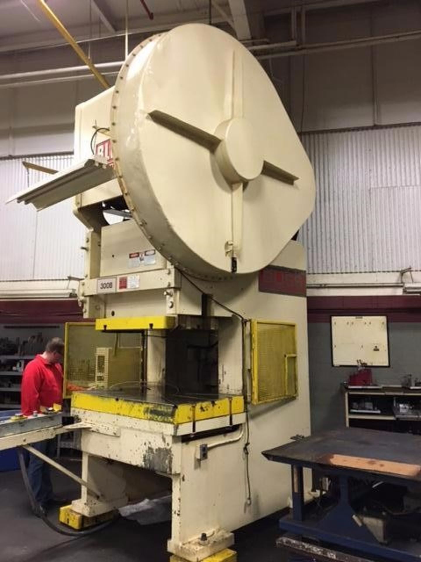 300 Ton Bliss Model C-300 Gap Press, s/n: H64756, Year: 1973, 8" Stroke, 24" Shut Height, 4.5" - Image 2 of 4