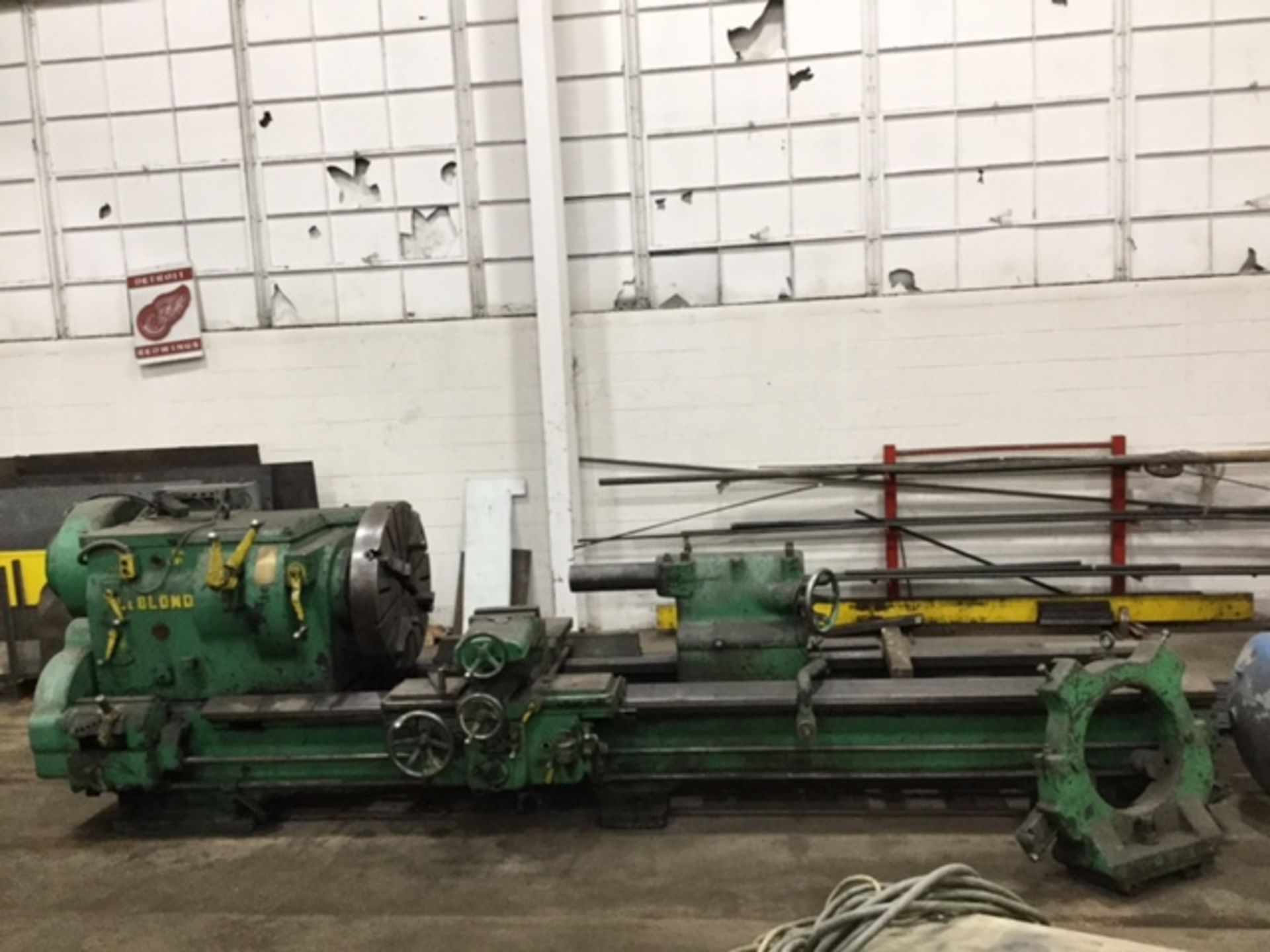 LeBlonde Manual Lathe, 36" chuck, 96" between centers, 32" swing over bed, Lansing Michigan - Image 2 of 2