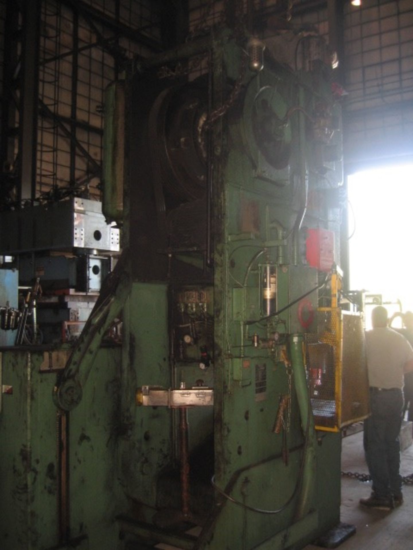 110 Ton Verson Model 110 OBI Press, s/n: 16908, 10" Stroke, 24" Shut Height, 5" Adjustment, 50" - Image 4 of 4