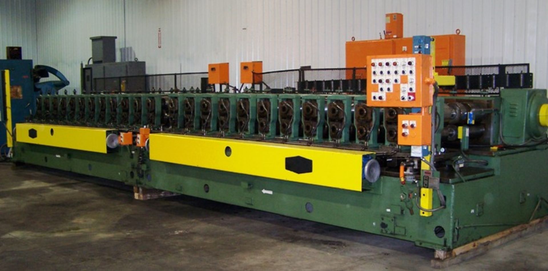 24 Stand Tishken Model 24-HWAS-3 Rollformer, s/n: 20679-1091, Year: 1991, 3" Spindle Diameter, 30"-