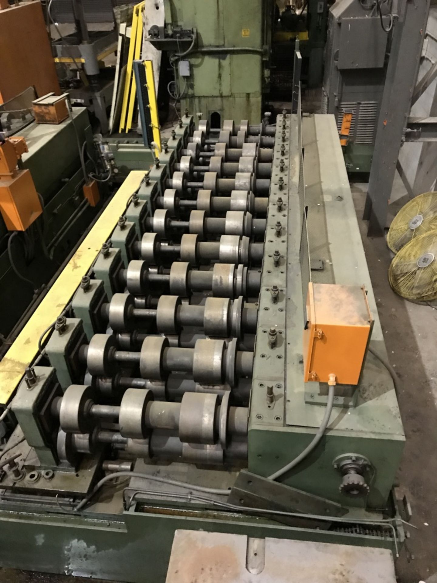 24 Stand Tishken Model 24-HWAS-3 Rollformer, s/n: 20679-1091, Year: 1991, 3" Spindle Diameter, 30"- - Image 5 of 7