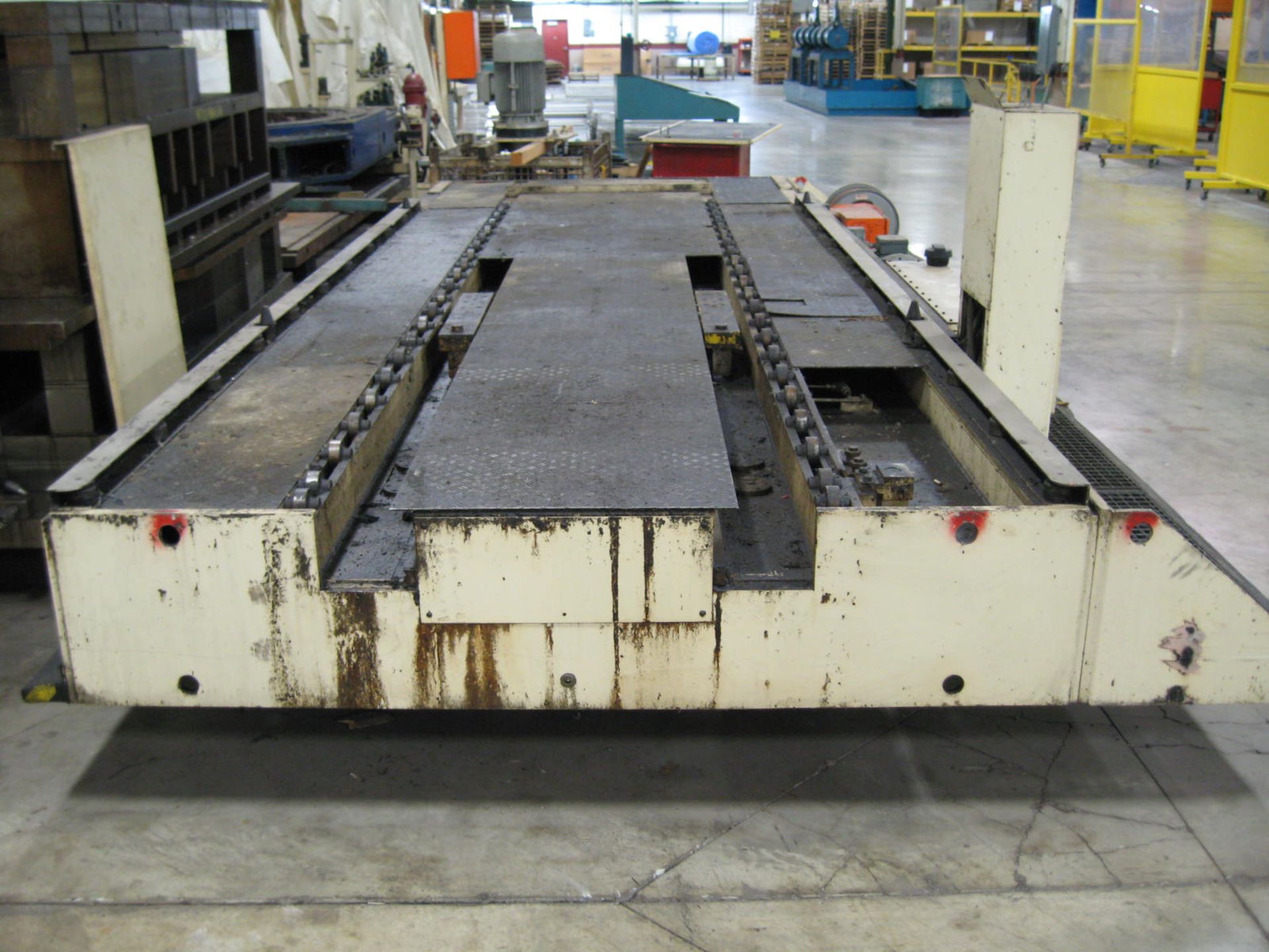 Schuler 205" x 85" Die Transfer Cart, New 1999, s/n: 310-1001, Max tool weight: 132,277#, 20.15" - Image 5 of 9