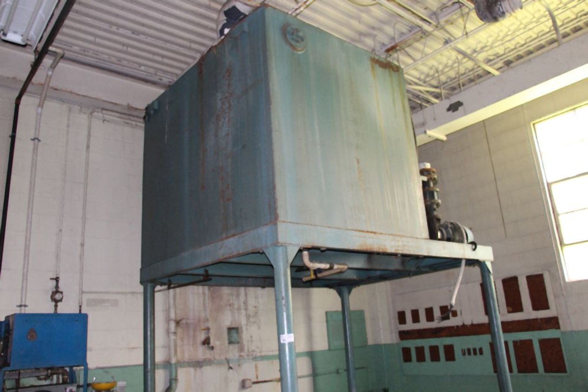Cooling Tower Holding tank with motor pumps