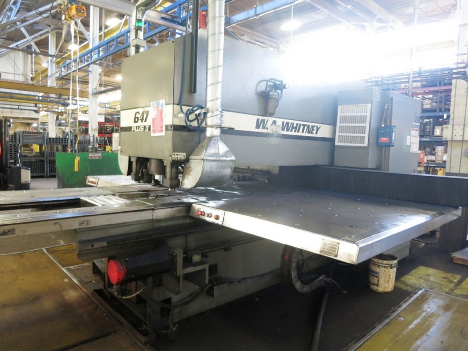 40 Ton W.A. Whitney 647 Plus II CNC Single Station Punch/Plasma Cut Combination General - Image 2 of 15