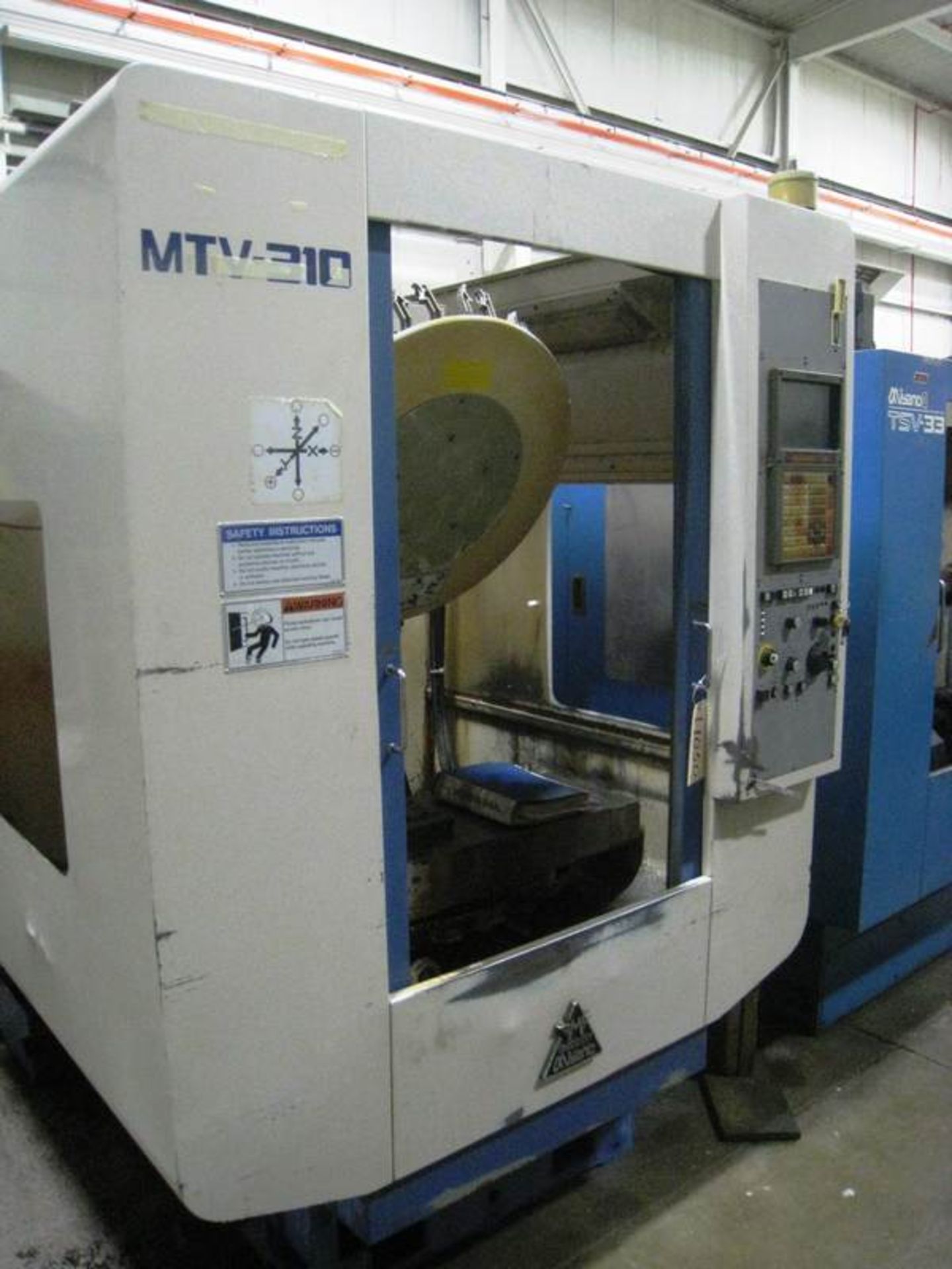 Miyano MTV-C310 CNC Drill Tap Machining Center, S/N TMV310-0132, New 1998 General Specifications,