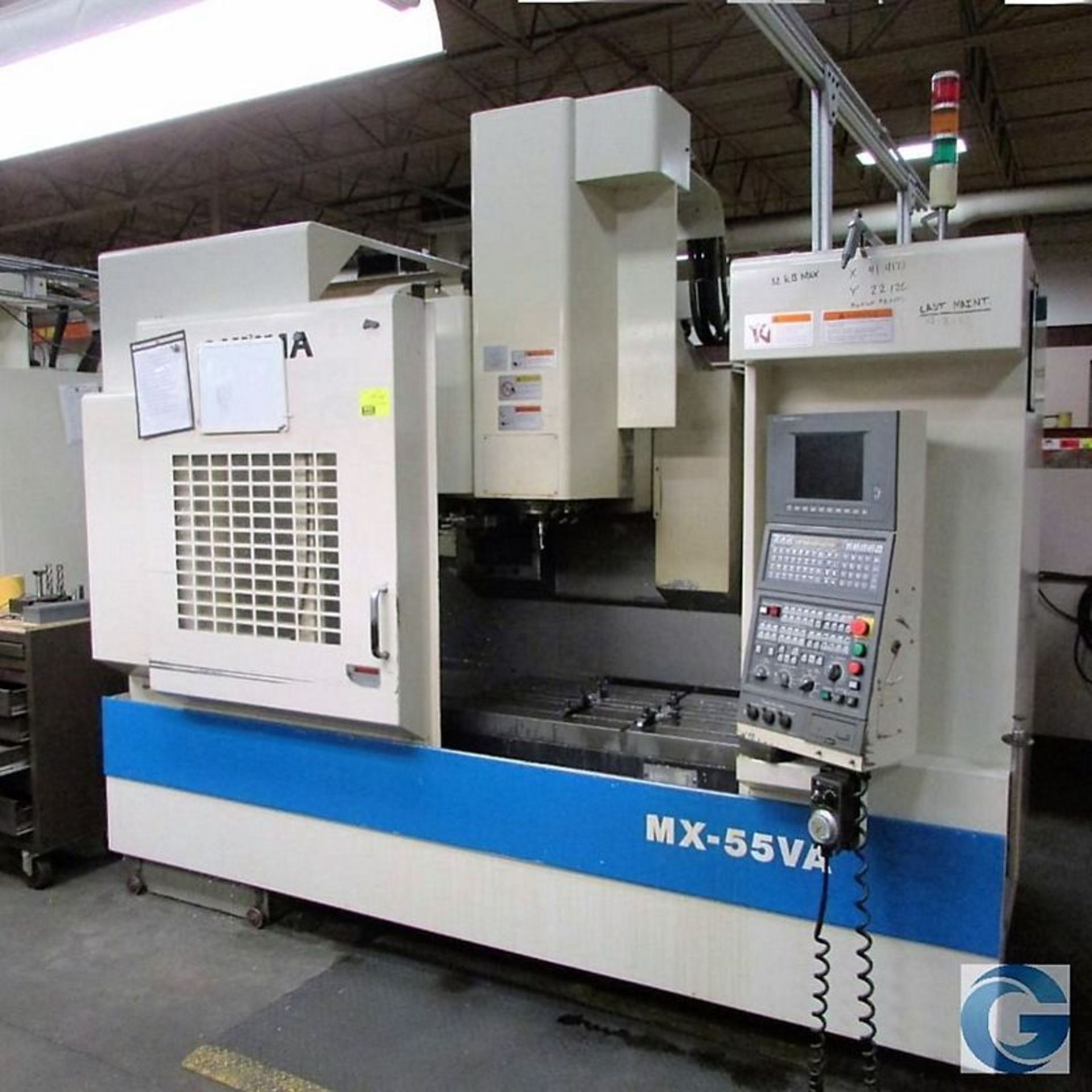 Okuma MX-55A 3-Axis CNC Vertical Machinig Center, S/N 0903-0172, New 1997 General Specifications,