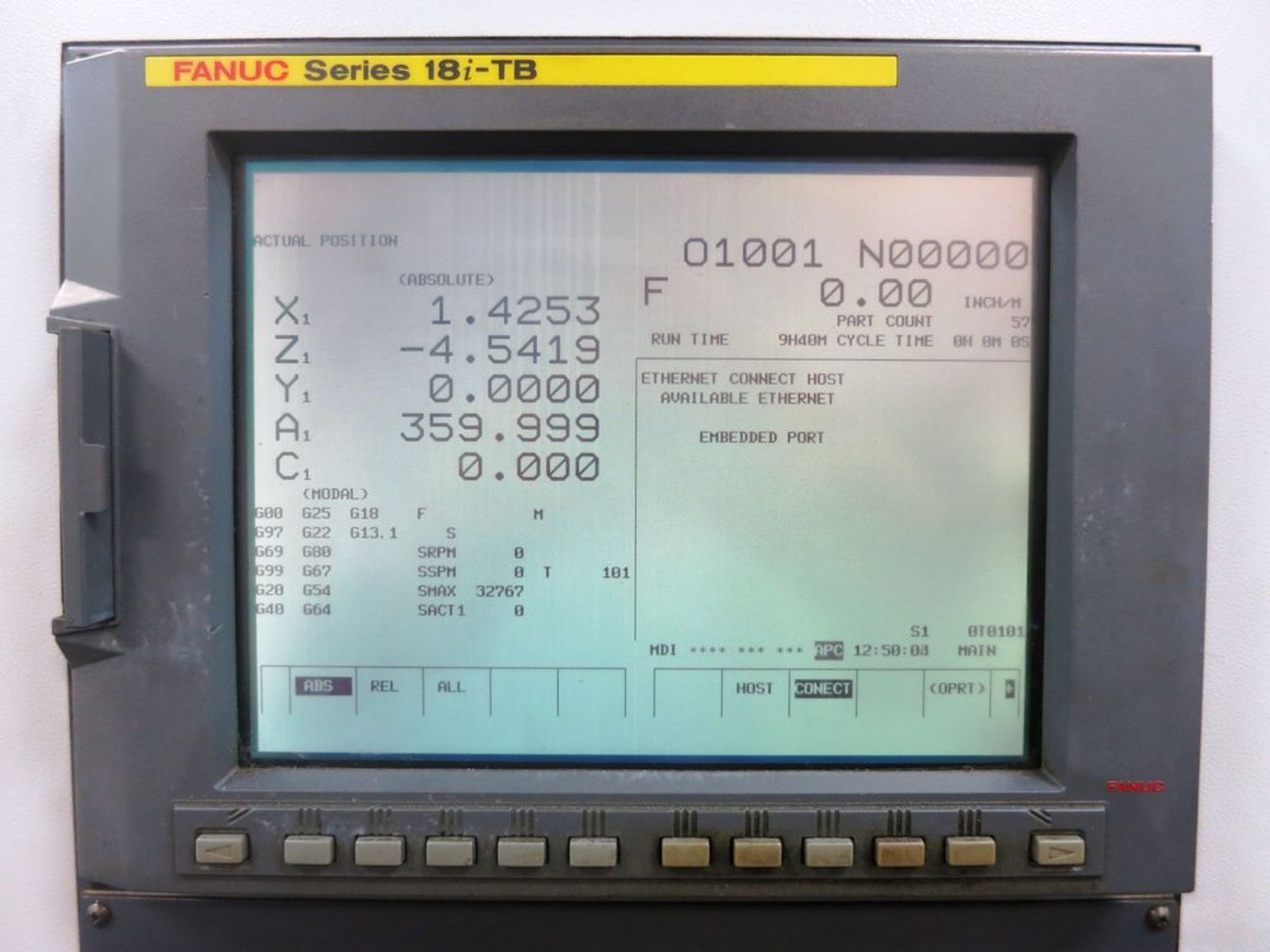 32MM Hanwha SL-32HPII 7-Axis CNC Swiss Type Sliding Headstock Automatic Lathe, S/N SL-32B4-1052, New - Image 3 of 15