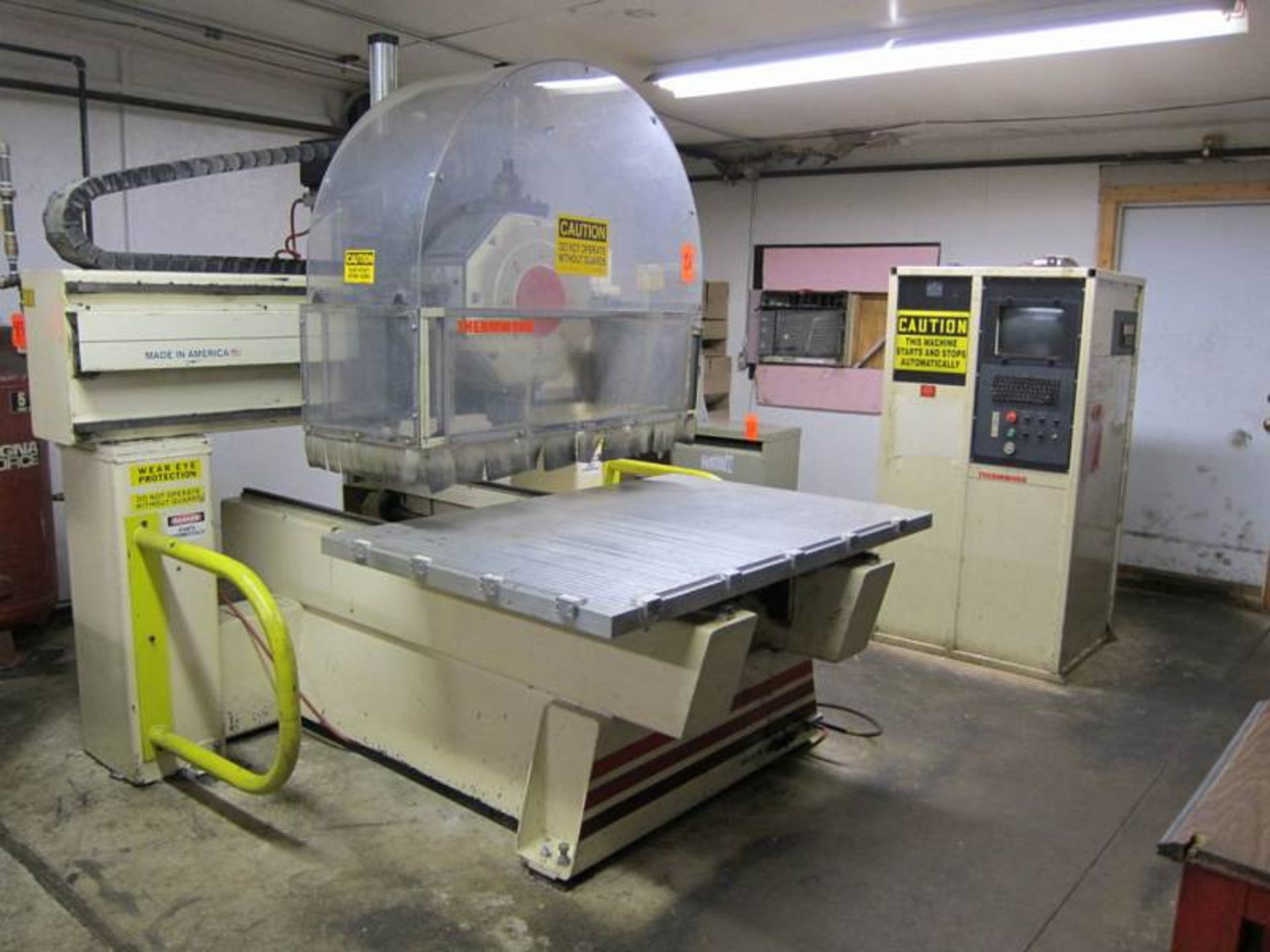Thermwood Model C-40 3-Axis CNC Router with 8 Position Turret, S/N C401740399, New 1999 General