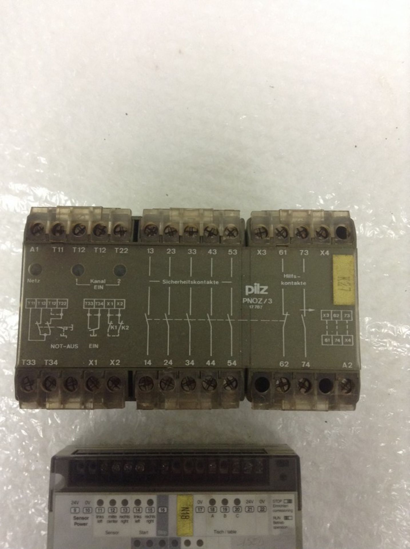CHIRON TN189016 and PILZ PNOZ/3 Input/Output Module and SAFETY RELAY - Image 2 of 5