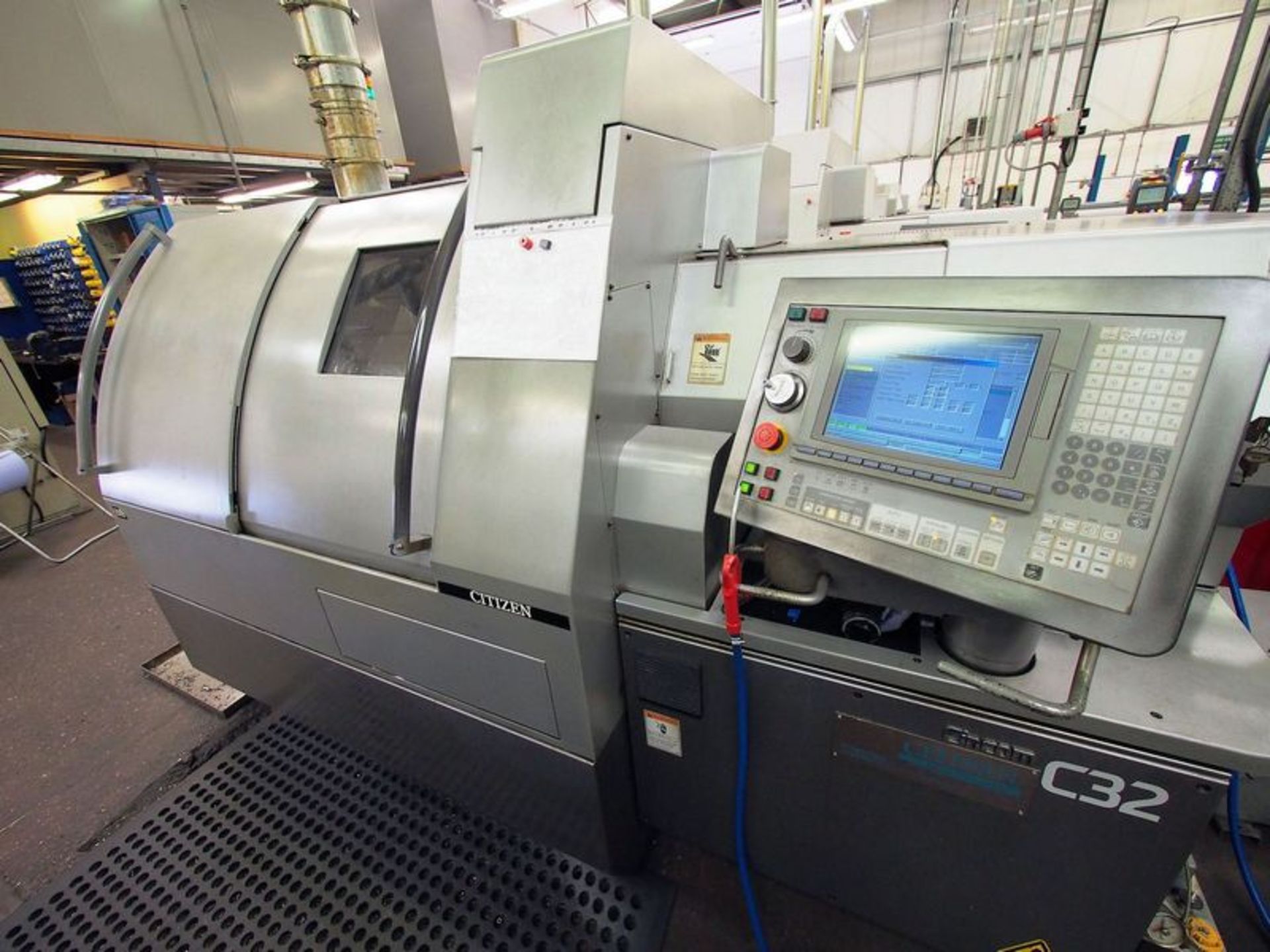 32MM Citizen C32-VIII Swiss Type Sliding Headstock CNC Automatic Lathe, S/N X12231, New 2007 General