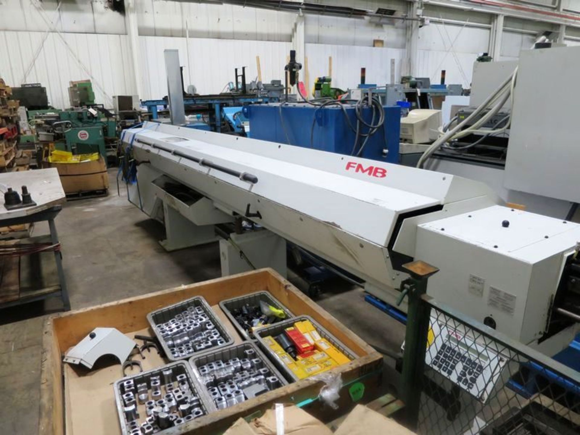 32MM Hanwha SL-32HPII 7-Axis CNC Swiss Type Sliding Headstock Automatic Lathe, S/N SL-32B4-1052, New - Image 11 of 15