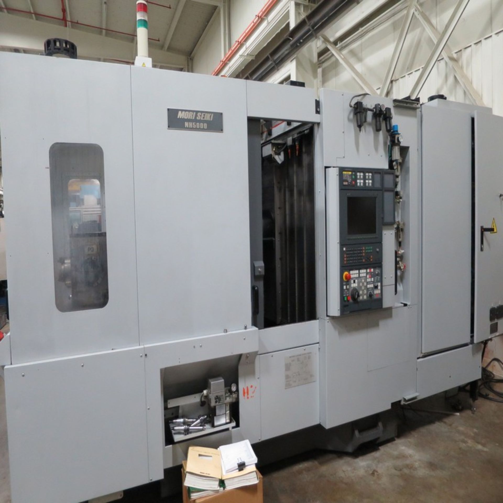 Mori Seiki NH5000 CNC Precision High Speed Horizontal Machining Center, S/N NH501EC0815, New 2005 - Image 3 of 11