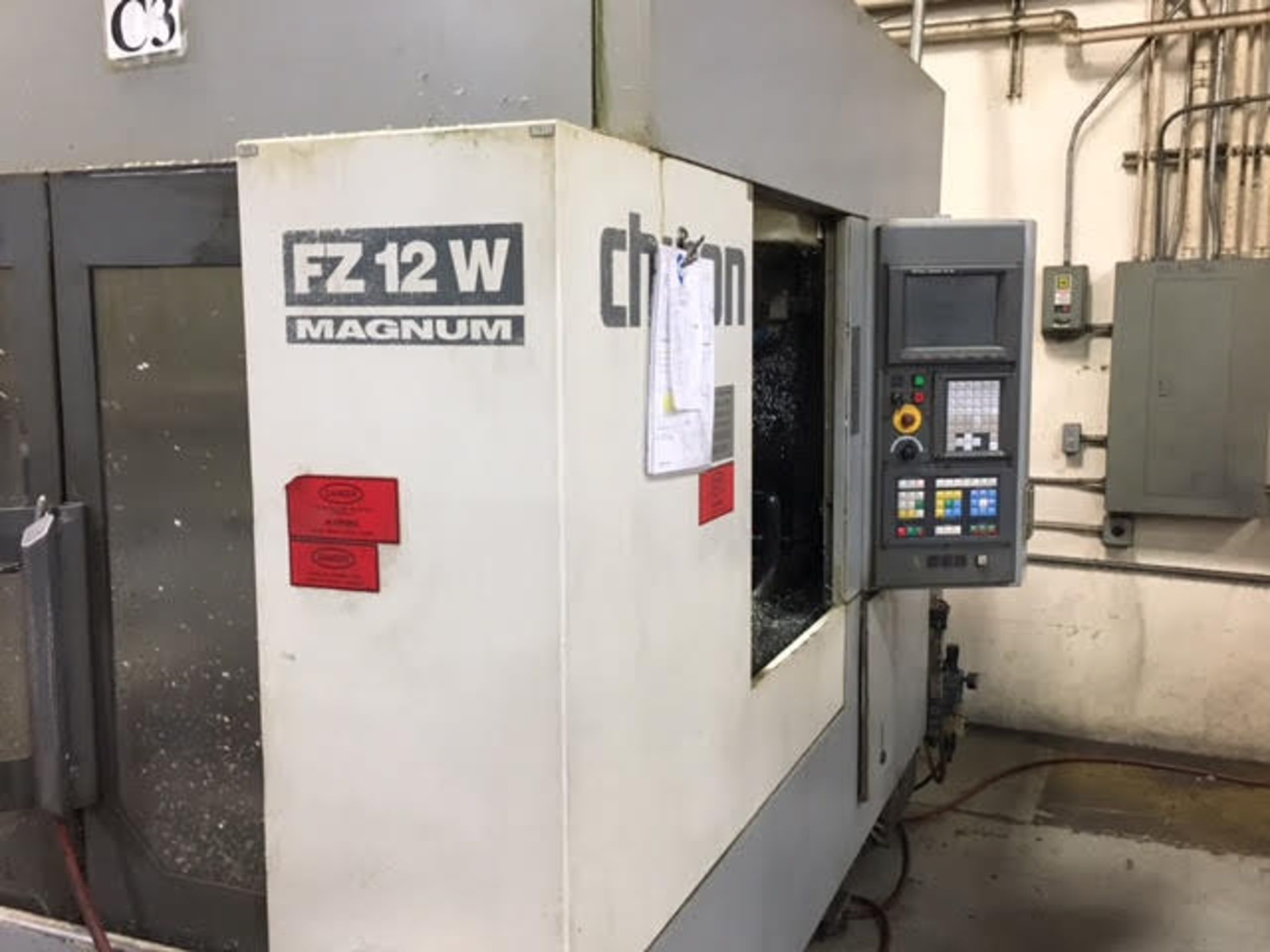 Chiron FZ-12W Magnum CNC Vertical Machining Center, S/N 469-33, New 1997 - Image 3 of 8