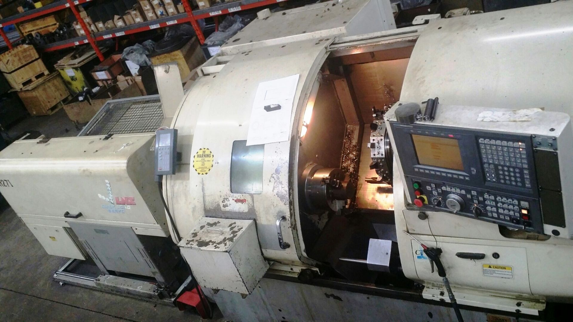 Okuma Crown-S762BB Big Bore 2-Axis CNC Turning Center, S/N 0994, New 1999 General Specifications, - Image 5 of 11