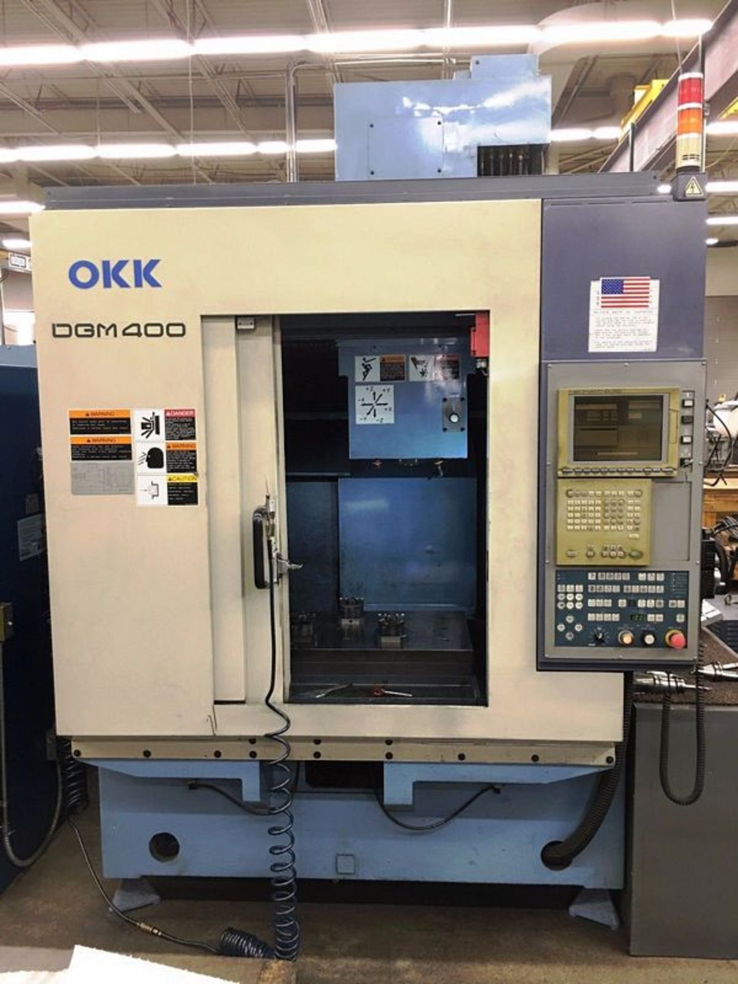 OKK DGM400 3-Axis CNC High Speed Graphite Machining Center, S/N 129, new 2000 General