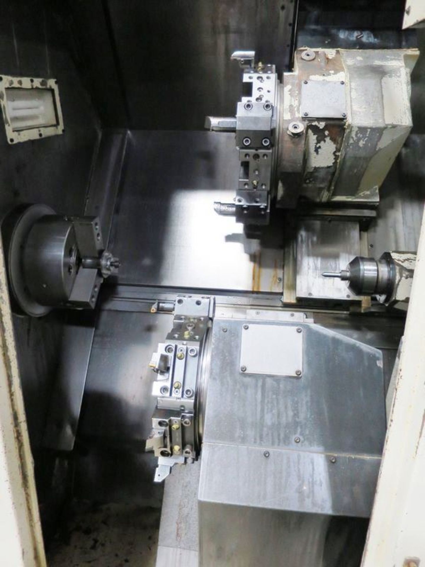 Okuma Simulturn LU-300-2SC-600 4-Axis Twin Turret CNC Turning Center, S/N 106040, New 2003 General - Image 3 of 14