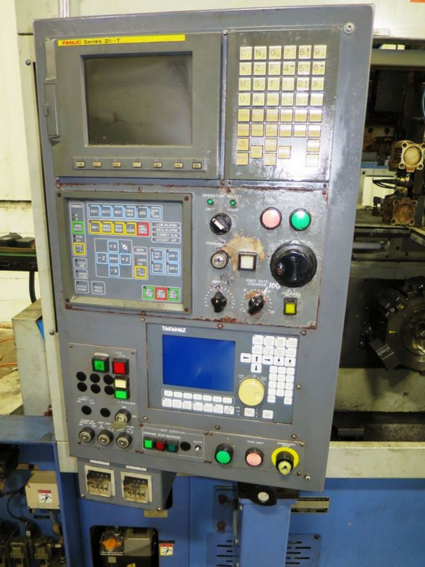 Takamaz XD-101 CNC Twin Spindle Turning Center with Gantry Loading System, S/N 300444, New 2006 - Image 2 of 13