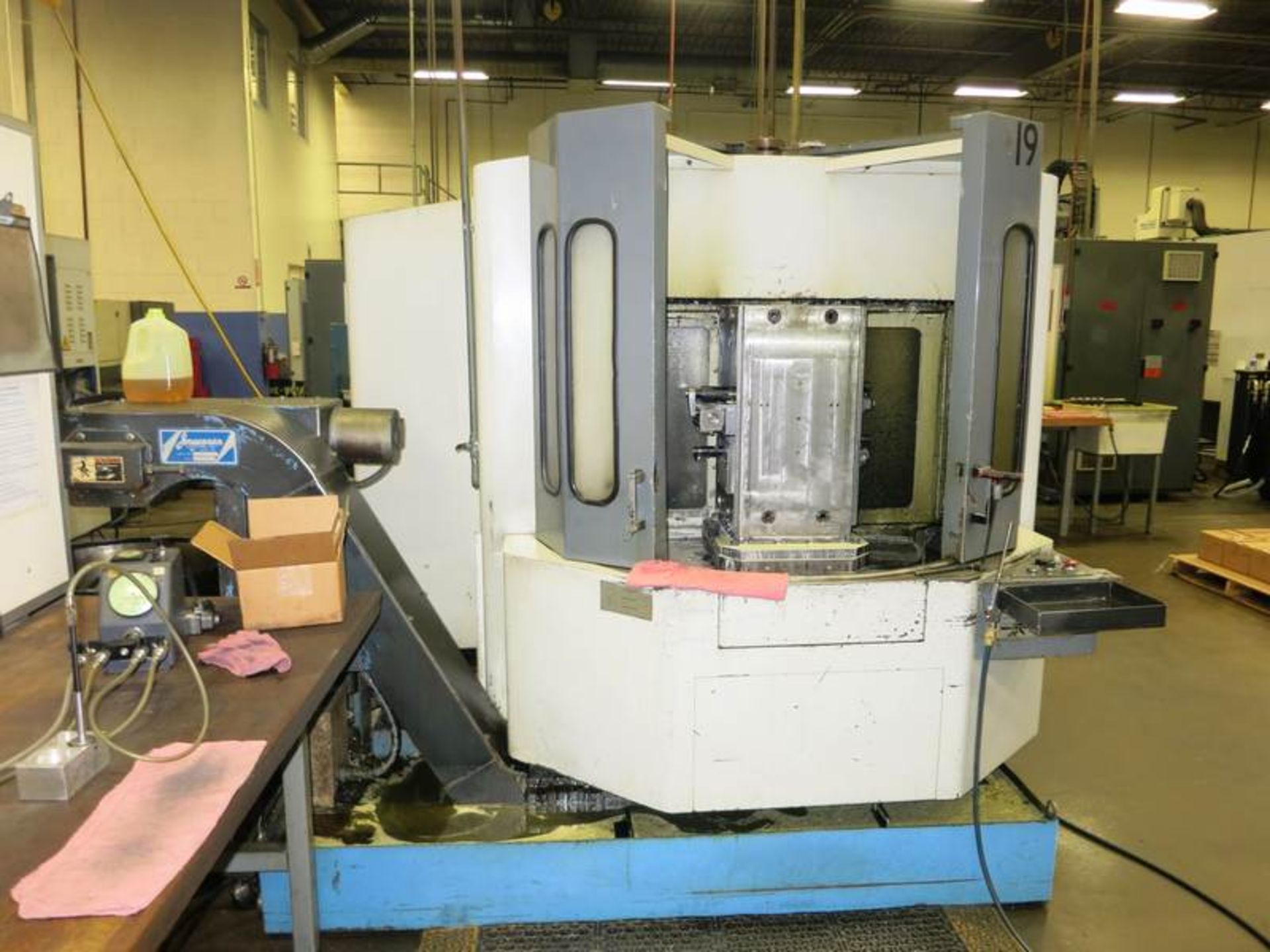 Mazak HTC-400 CNC Horizontal Machining Center, S/N 123467, New 1997 General Specifications, Travel:, - Image 4 of 8