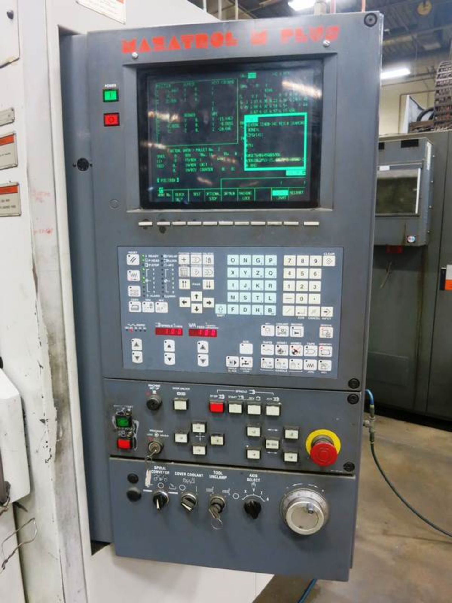 Mazak HTC-400 CNC Horizontal Machining Center, S/N 123467, New 1997 General Specifications, Travel:, - Image 2 of 8