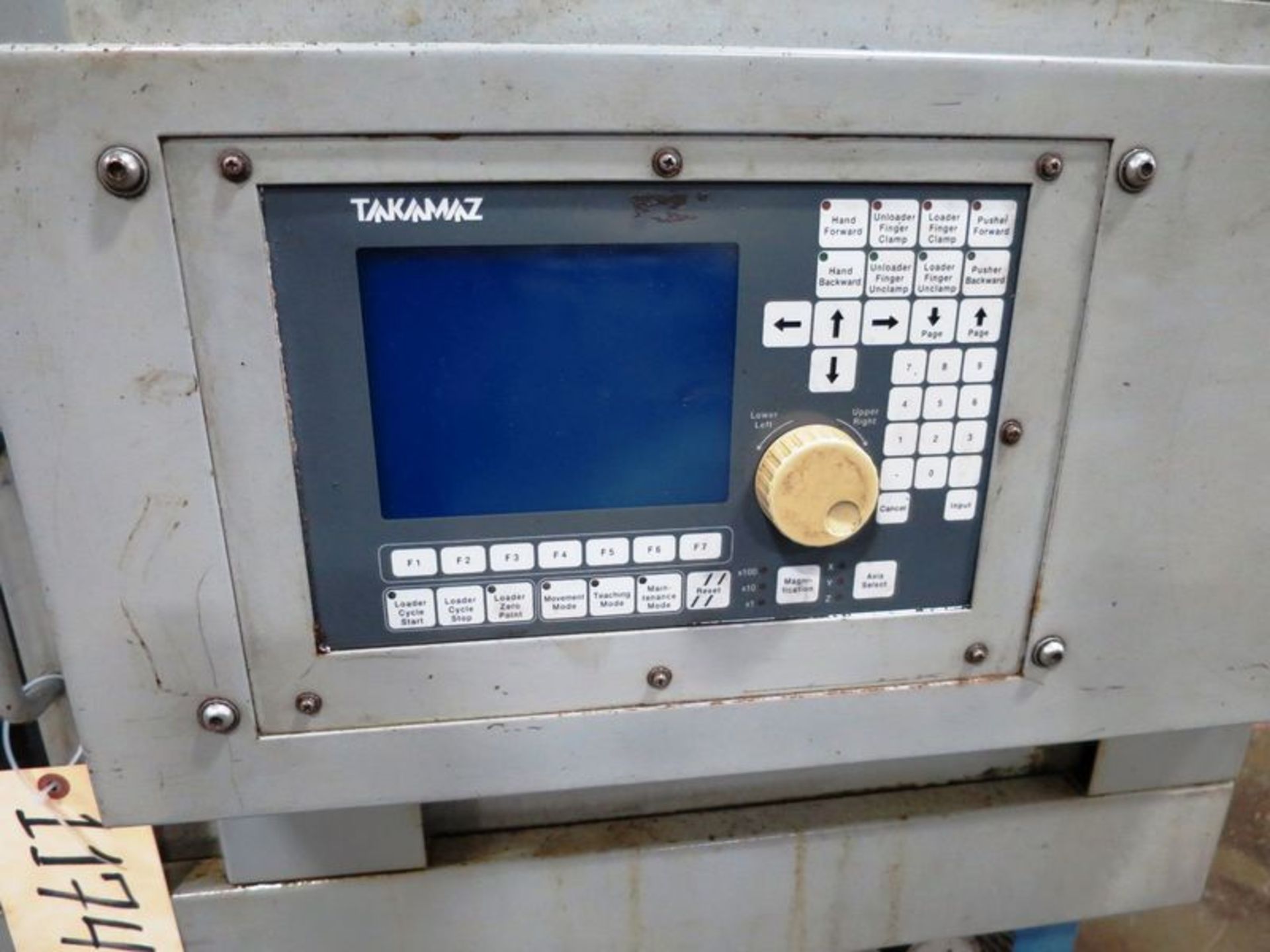 Takamaz XD-101 CNC Twin Spindle Turning Center with Gantry Loading System, S/N 300444, New 2006 - Image 9 of 13