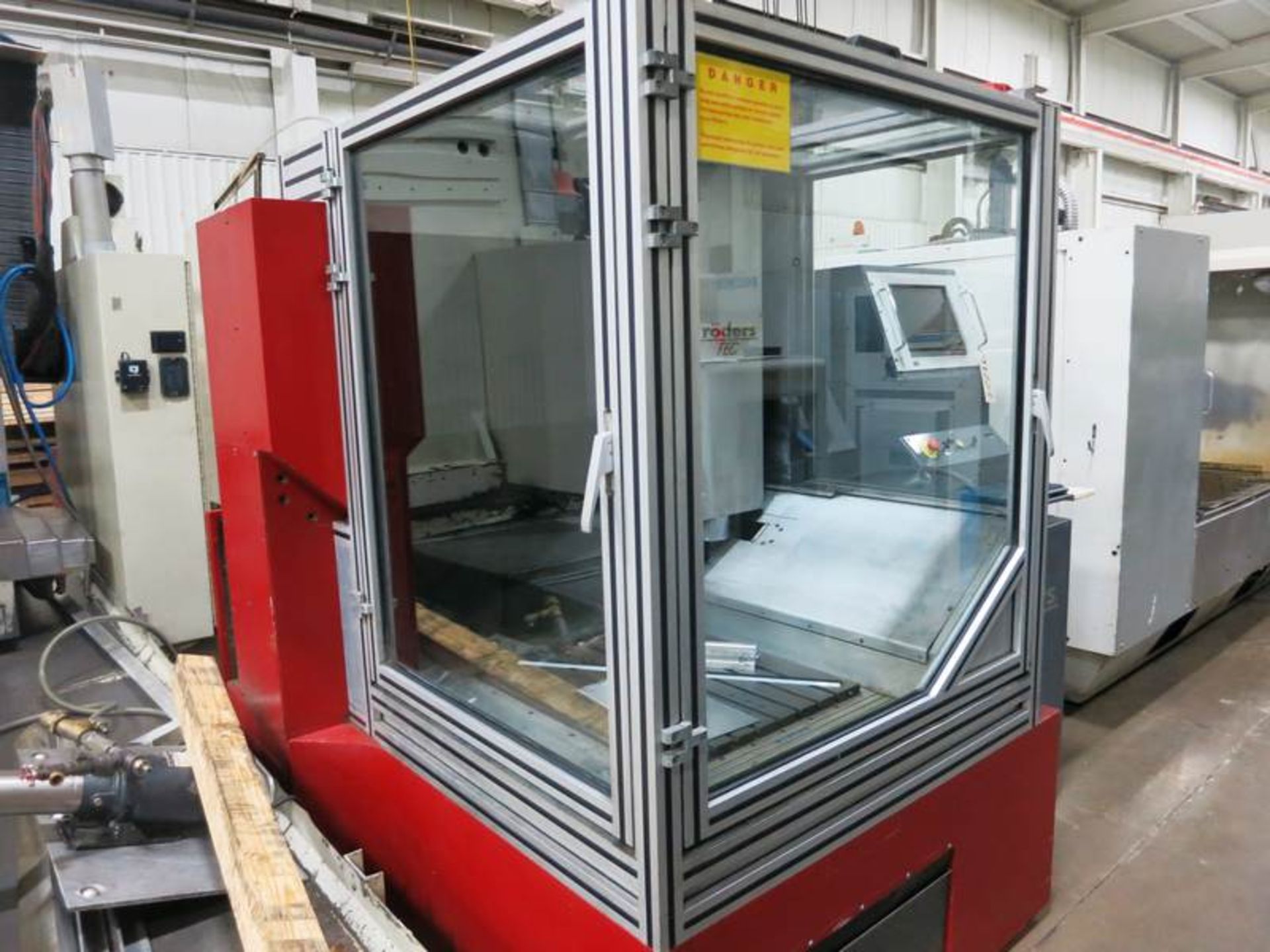 Roders TEC RFM 600 CNC 3-Axis High speed Vertical Machining Center, S/N 87995-43, New 1998 General - Image 3 of 9