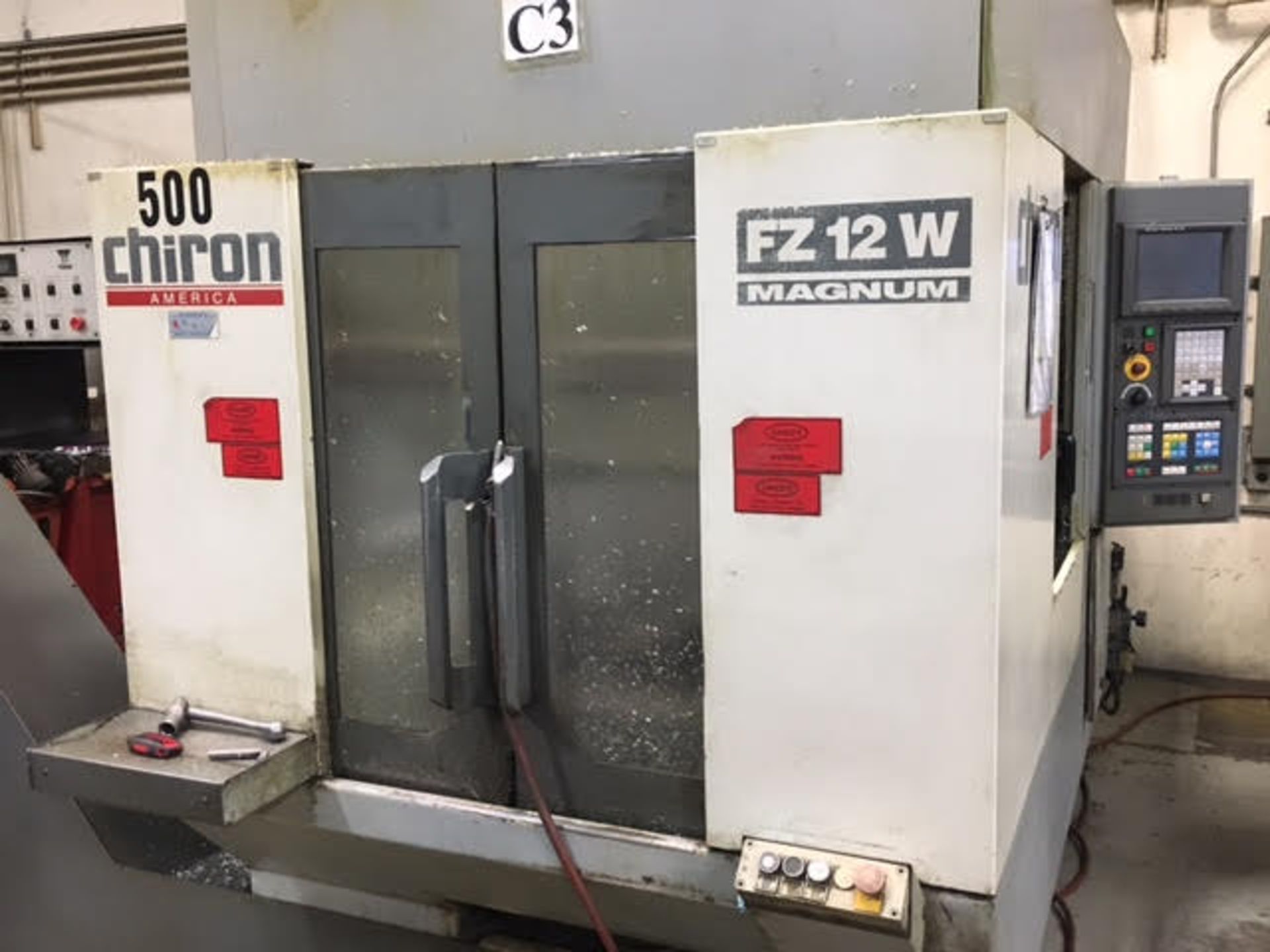 Chiron FZ-12W Magnum CNC Vertical Machining Center, S/N 469-33, New 1997