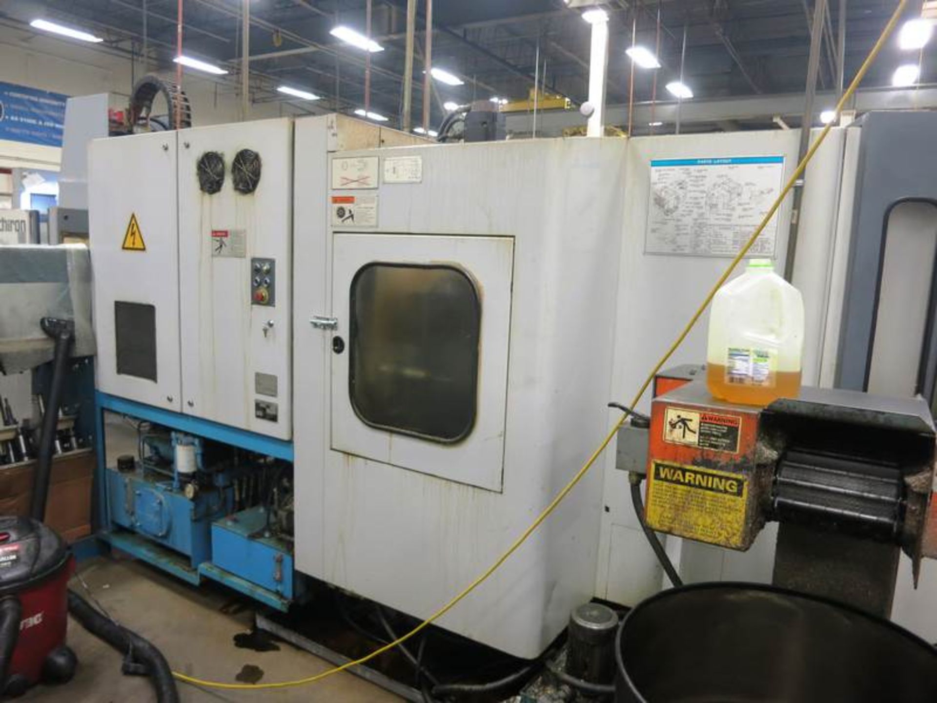 Mazak HTC-400 CNC Horizontal Machining Center, S/N 123467, New 1997 General Specifications, Travel:, - Image 5 of 8
