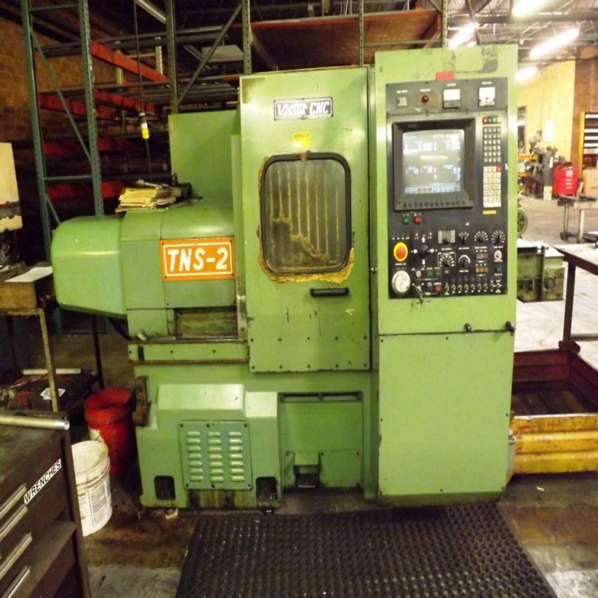 VICTOR MODEL TNS-2 CNC LATHE, S/N NF-0197, NEW 1985